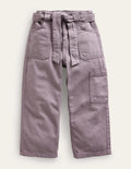 Pantalon cargo noué à la taille-Violet Mammoth Breath