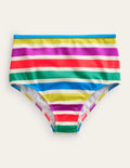 Bikinihose mit hohem Bund-Day Tripping Gestreift