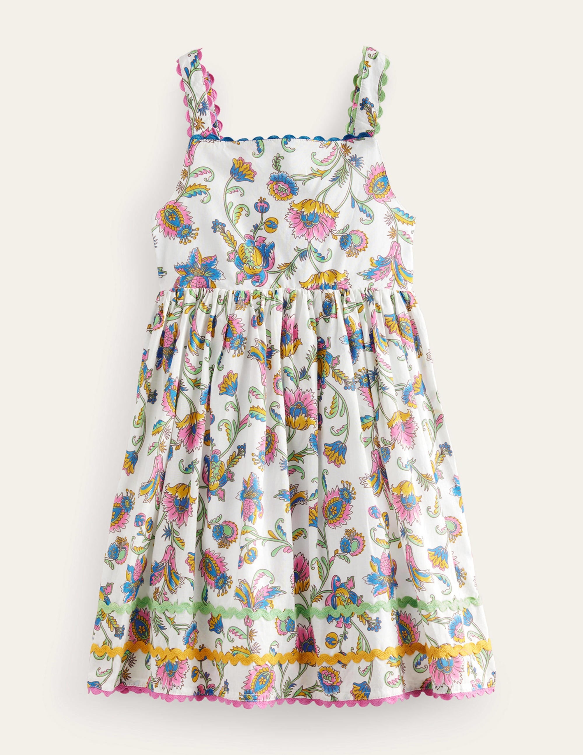 Kleid mit Rückenschleife-Pflaumenblüte Sommer Weinrebe - Image 1