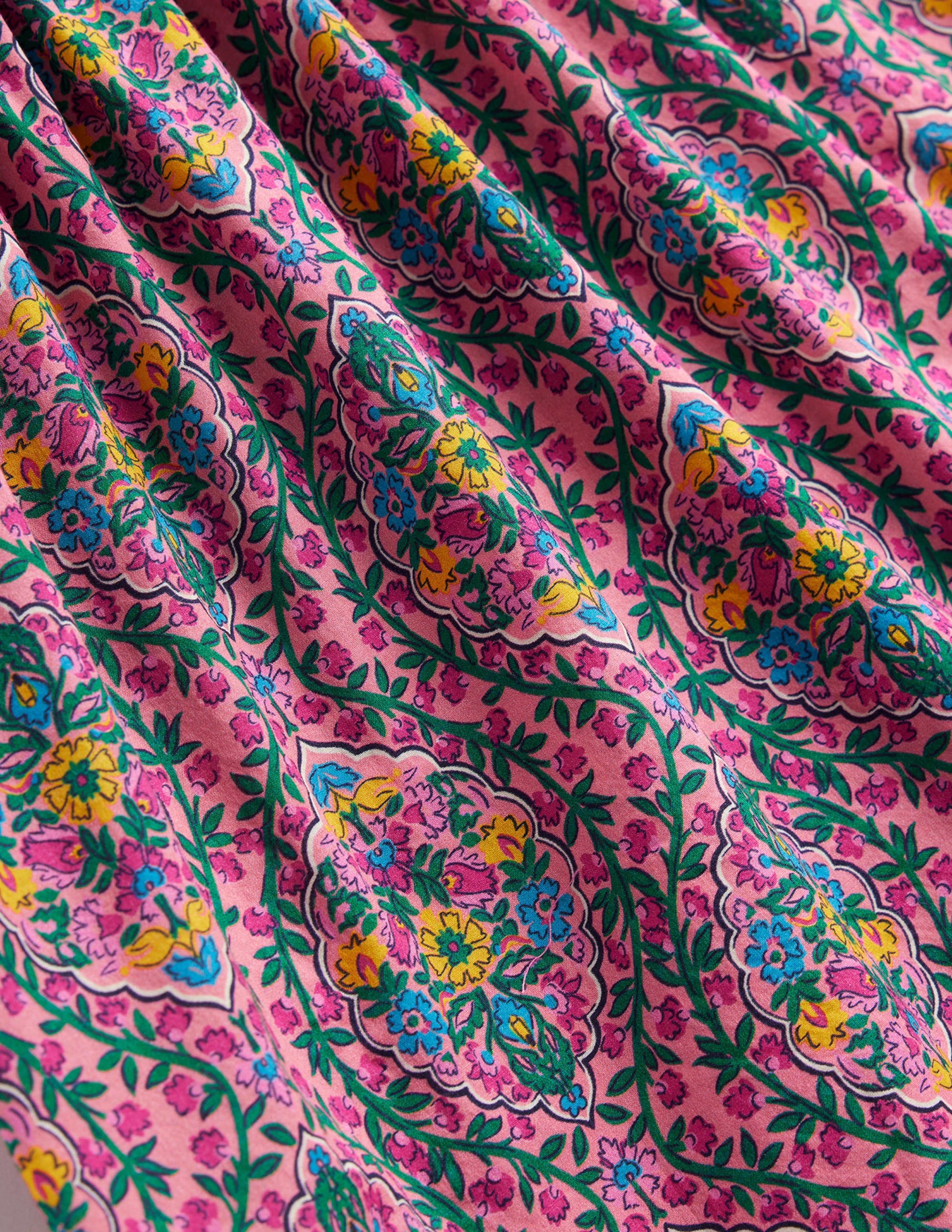 Gemustertes Webkleid-Azalee Woodblock Vine - Image 3