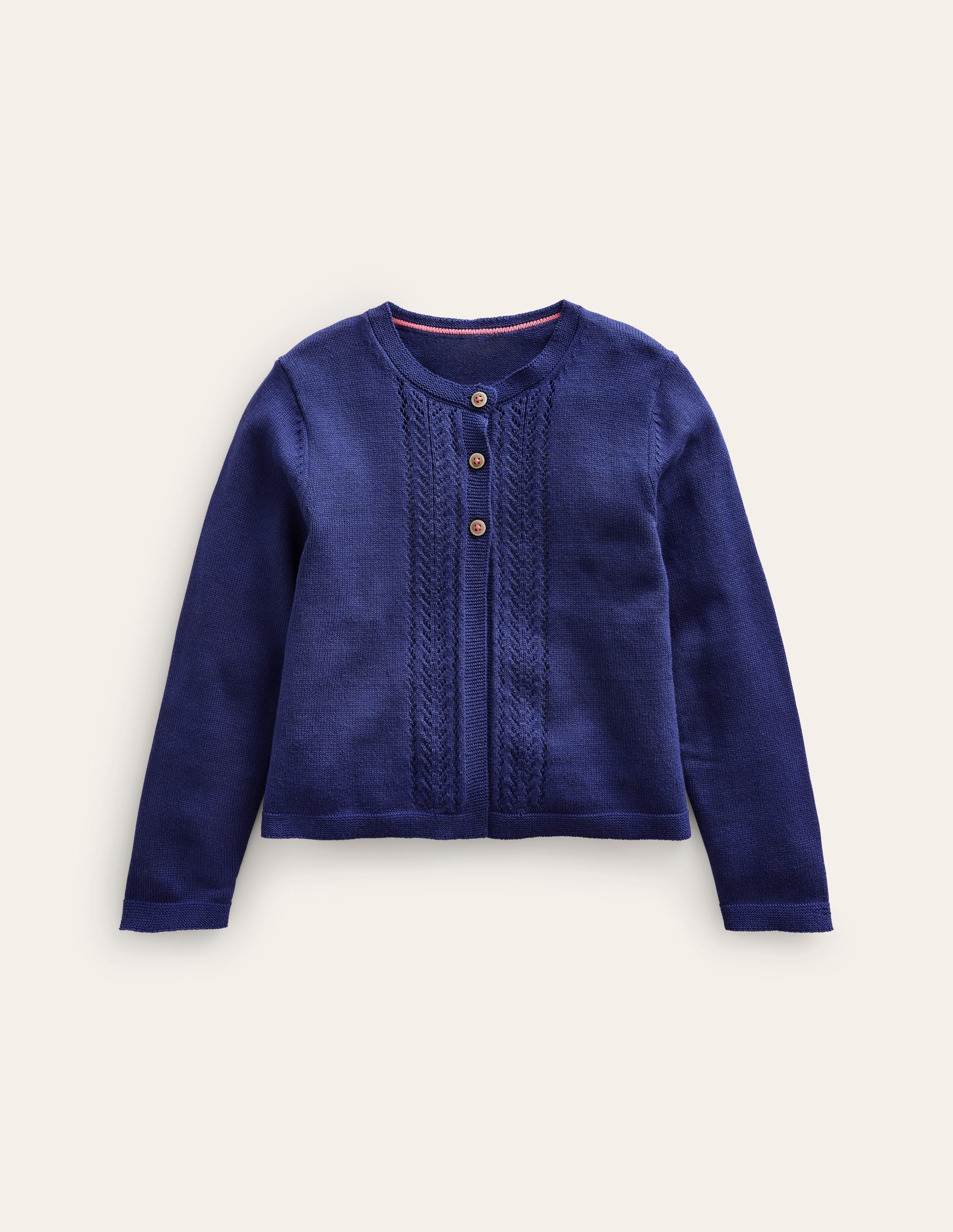Cardigan en coton et pointelle-Anemone - Image 1