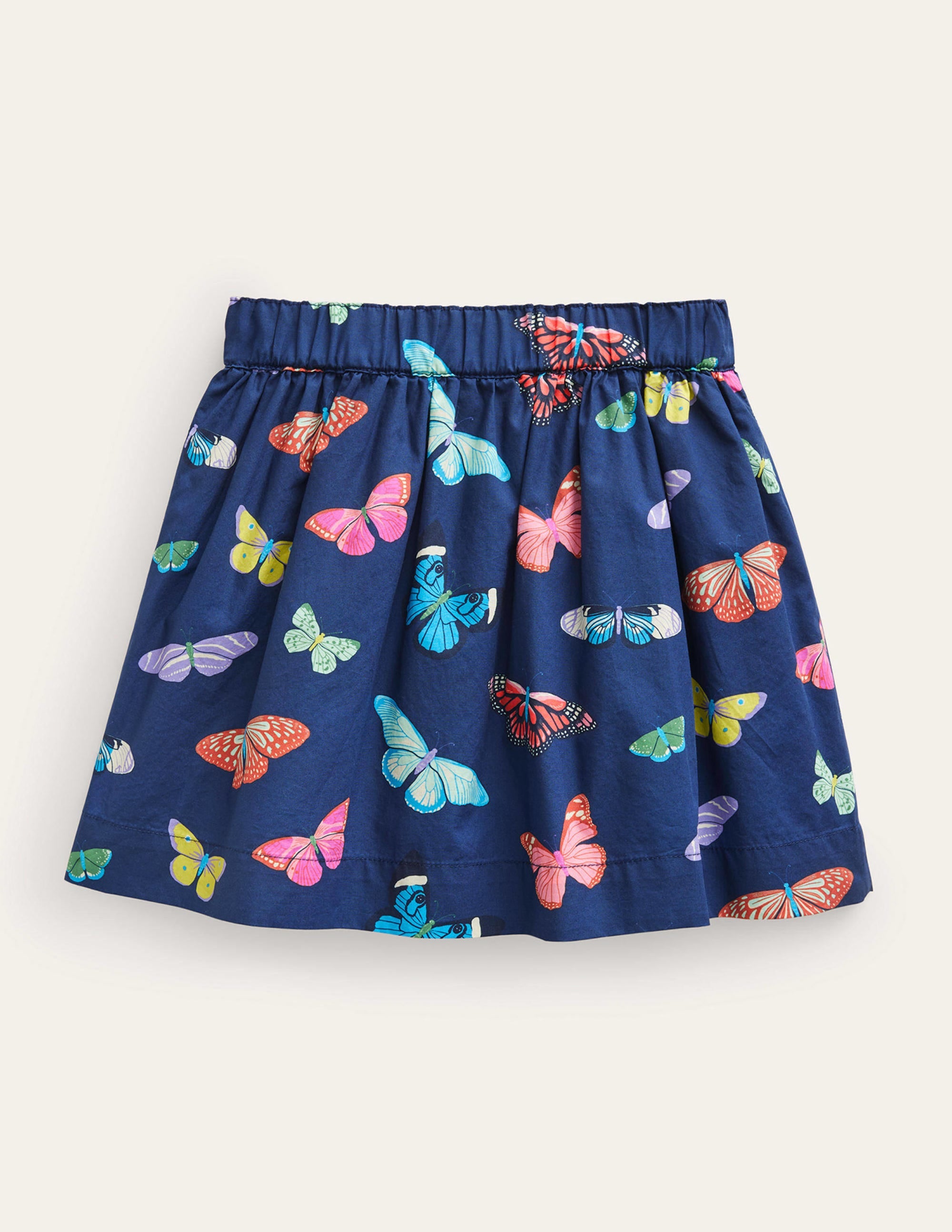 Wallender Rock zum Hineinschlüpfen-Schuluniform-Marineblau Schmetterlinge - Image 2
