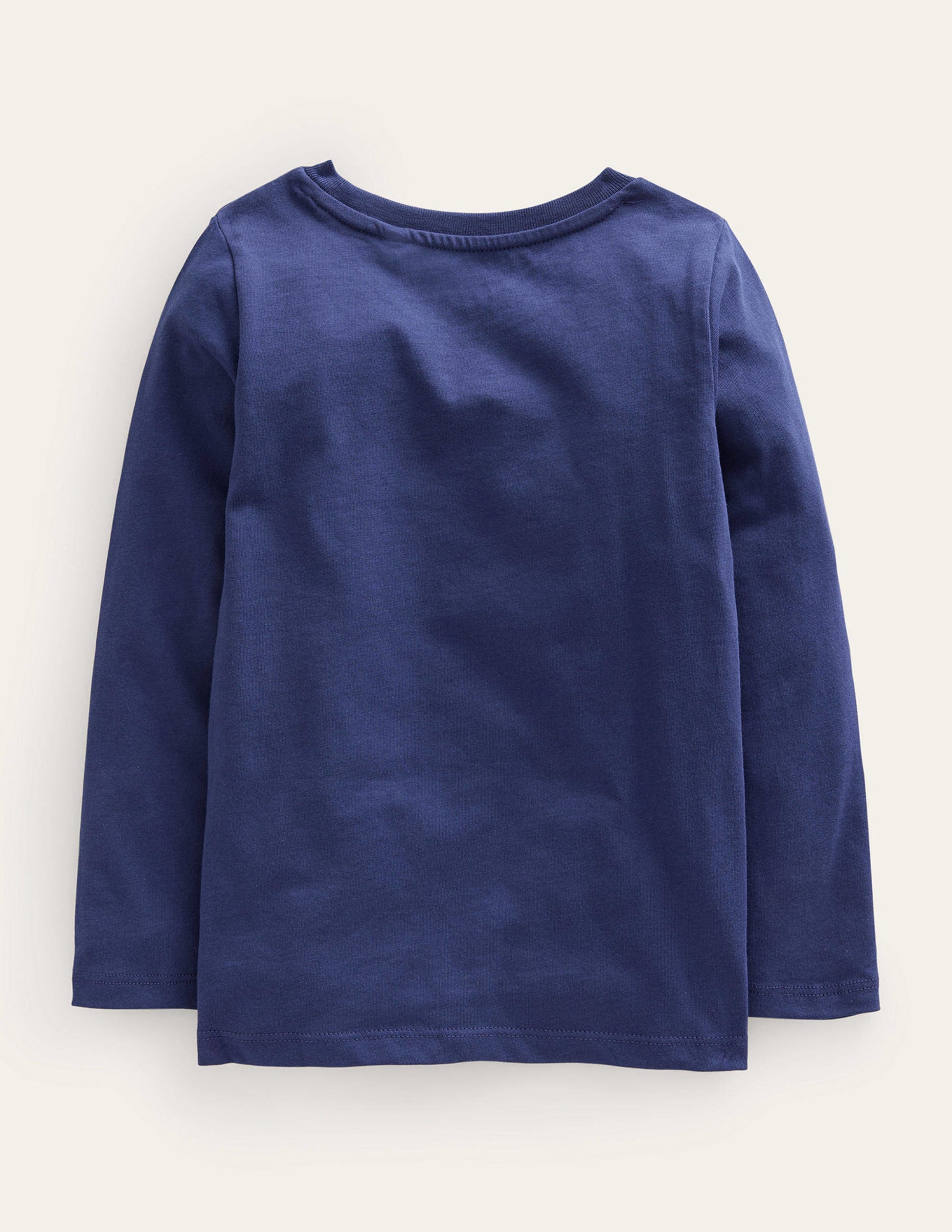 T-shirt à logo métallisé-Lapin bleu universitaire-2