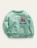 Relaxed Logo Sweatshirt-Opal Green