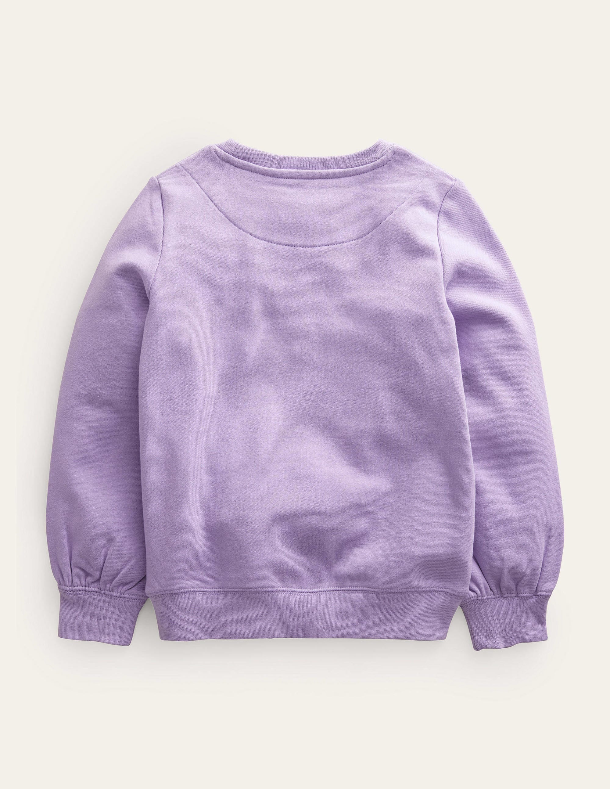 Sweatshirt mit Logo-Applikation-Rittersporn „Misty Lavender“ - Image 2