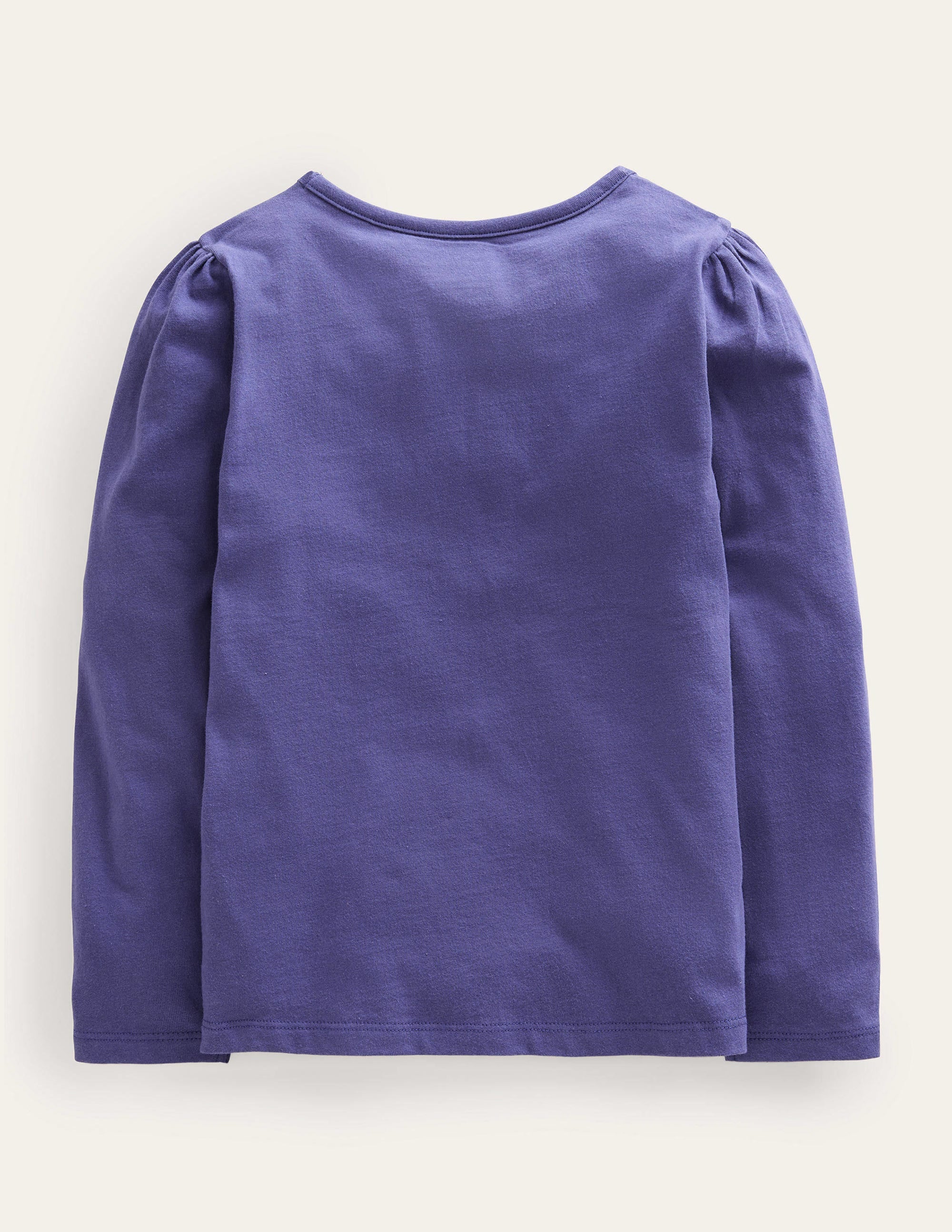 Besticktes T-Shirt-Weiches Steuerbordblau - Image 2