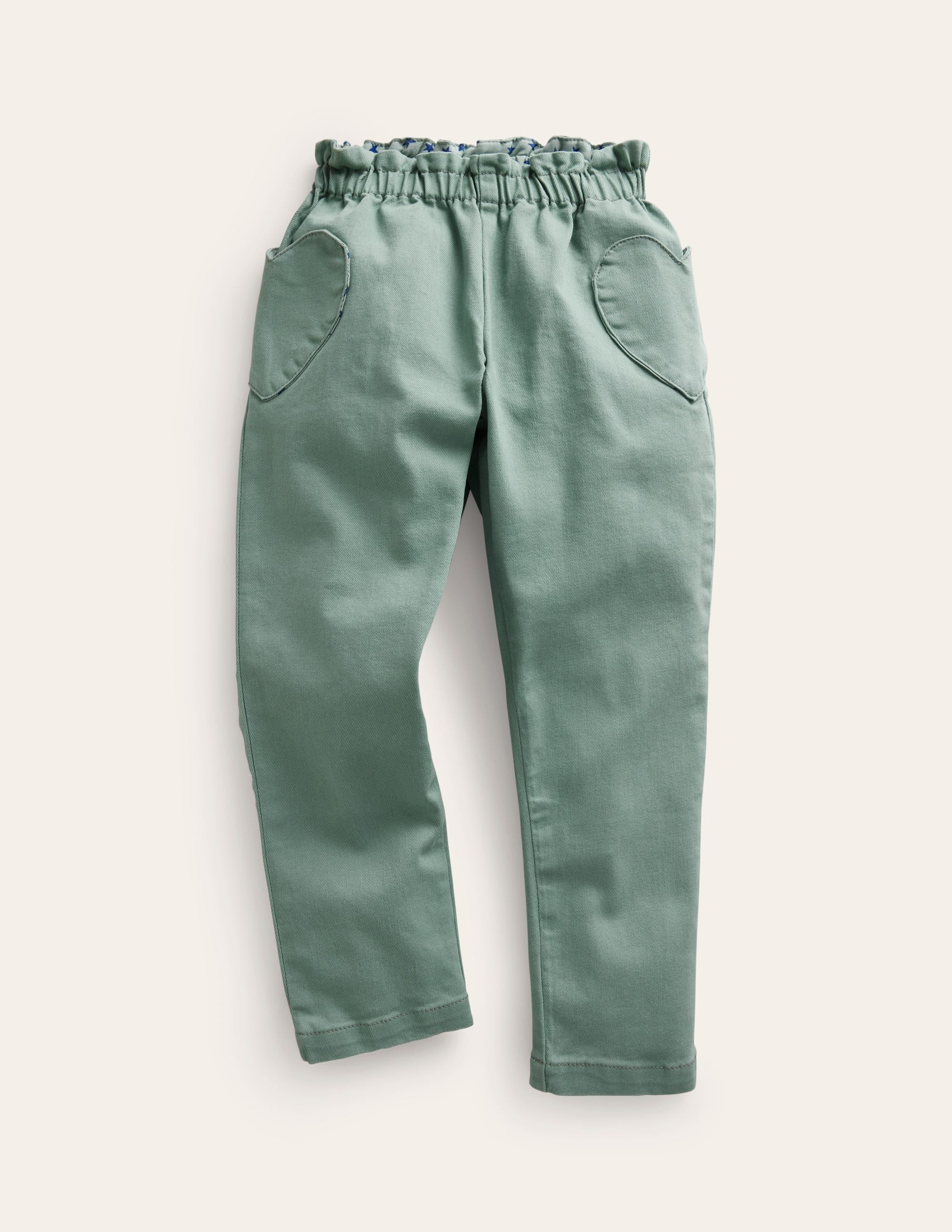 Pantalon à enfiler-Vert fumée - Image 1