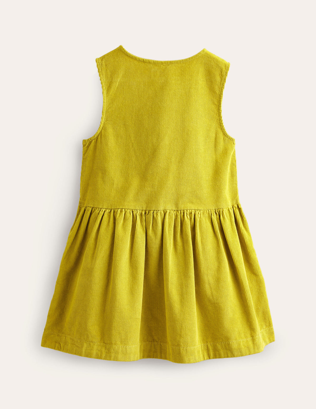 Latzkleid mit Knöpfen-Stachelbeerengelb - Image 2