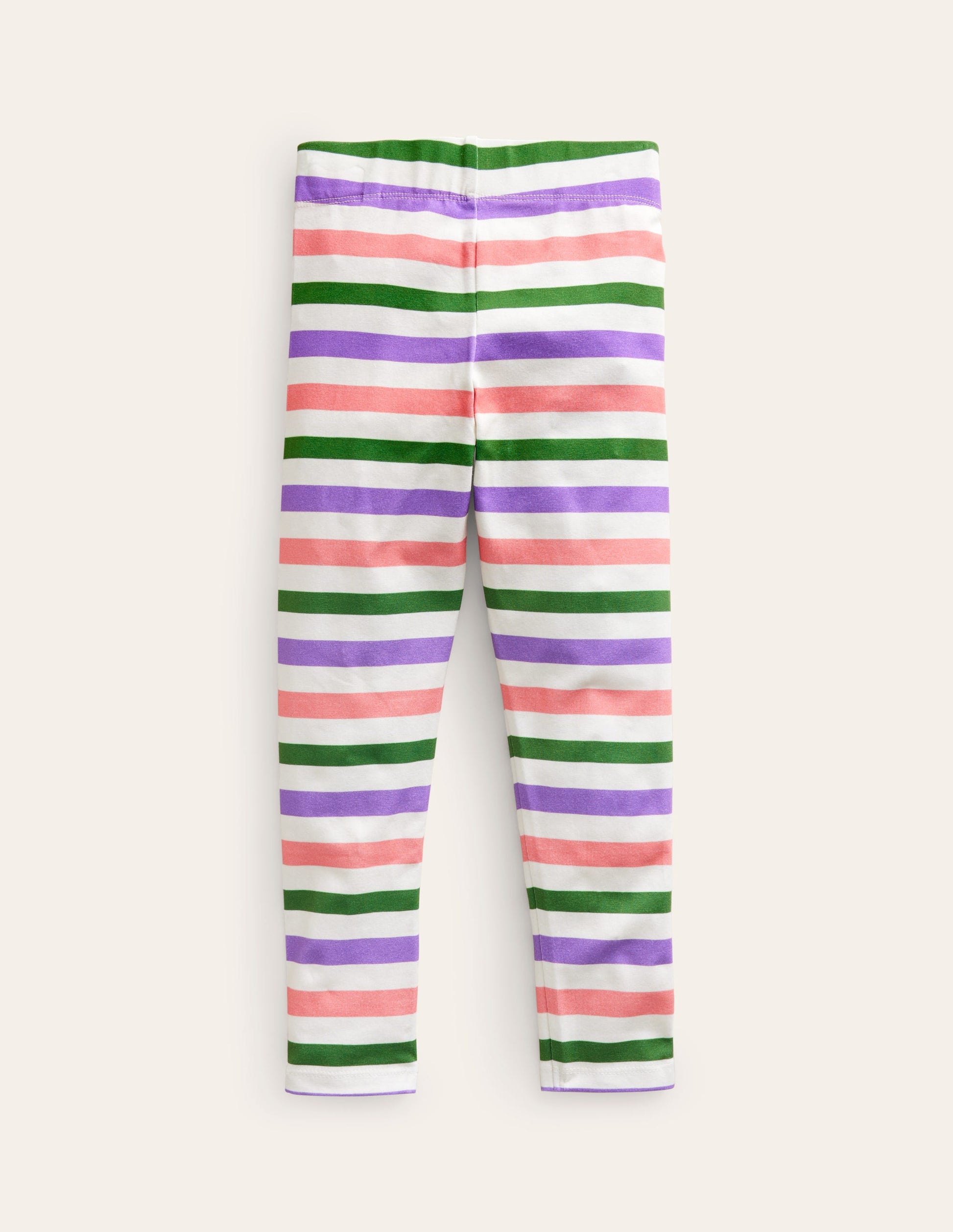 Lustige Leggings-Bunt Gestreift-2