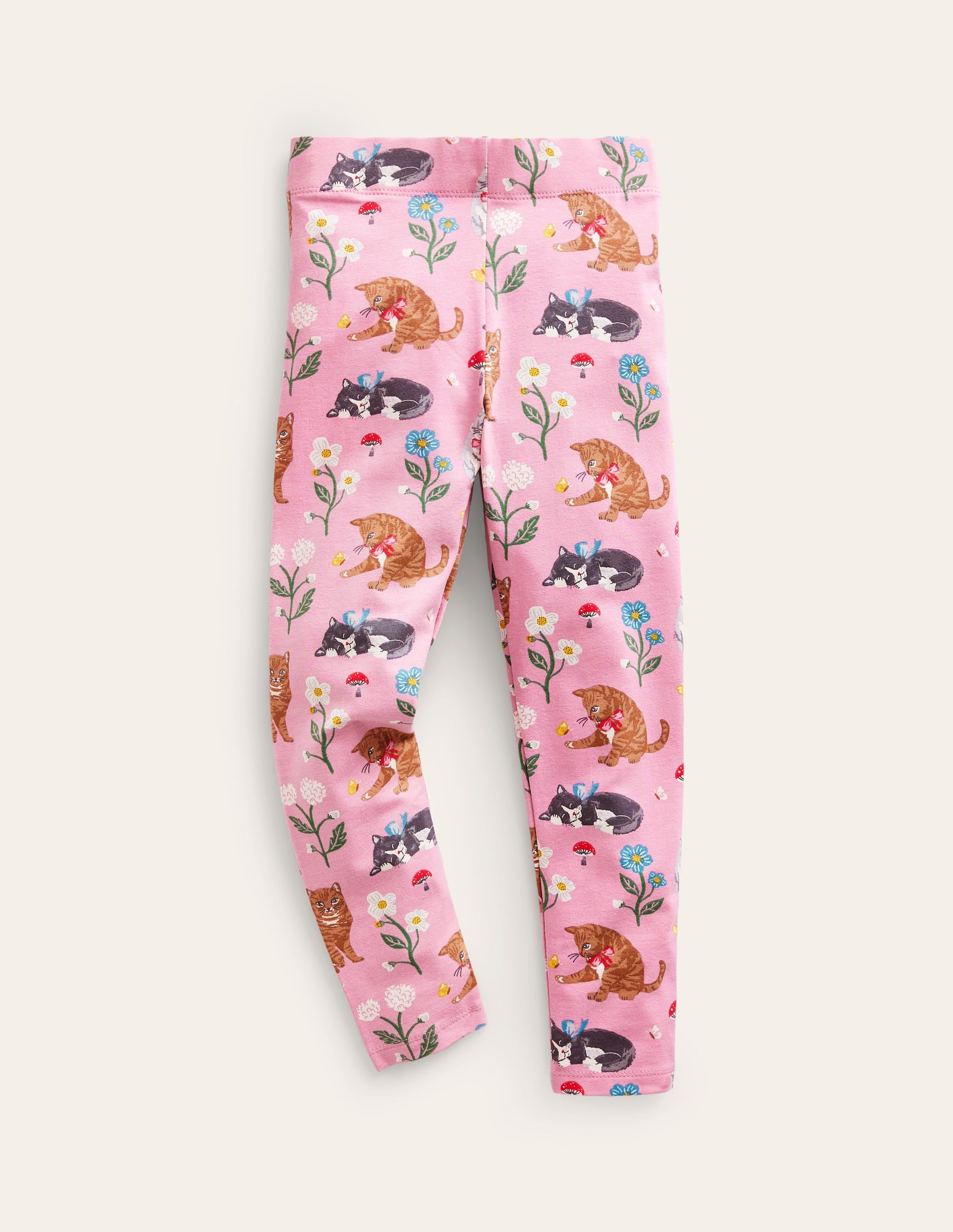 Legging fun-Chats rose amande - Image 1