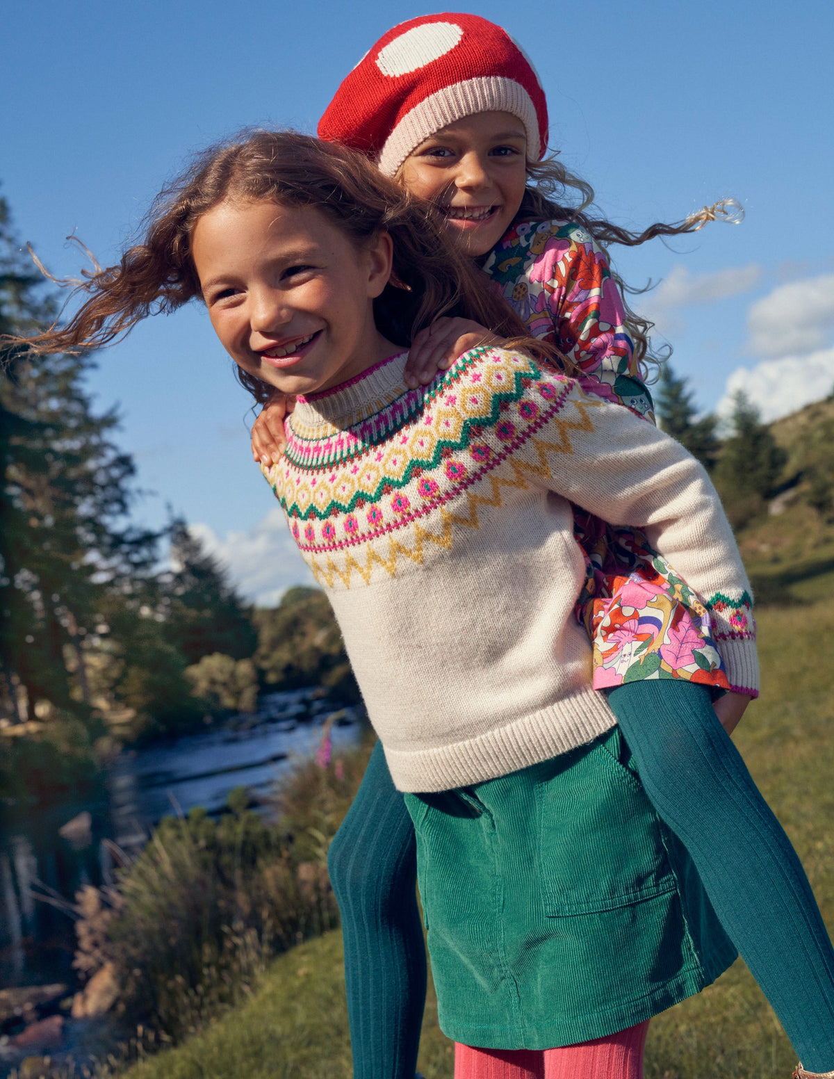Fair-Isle-Pullover-Haferbeige Meliert-4