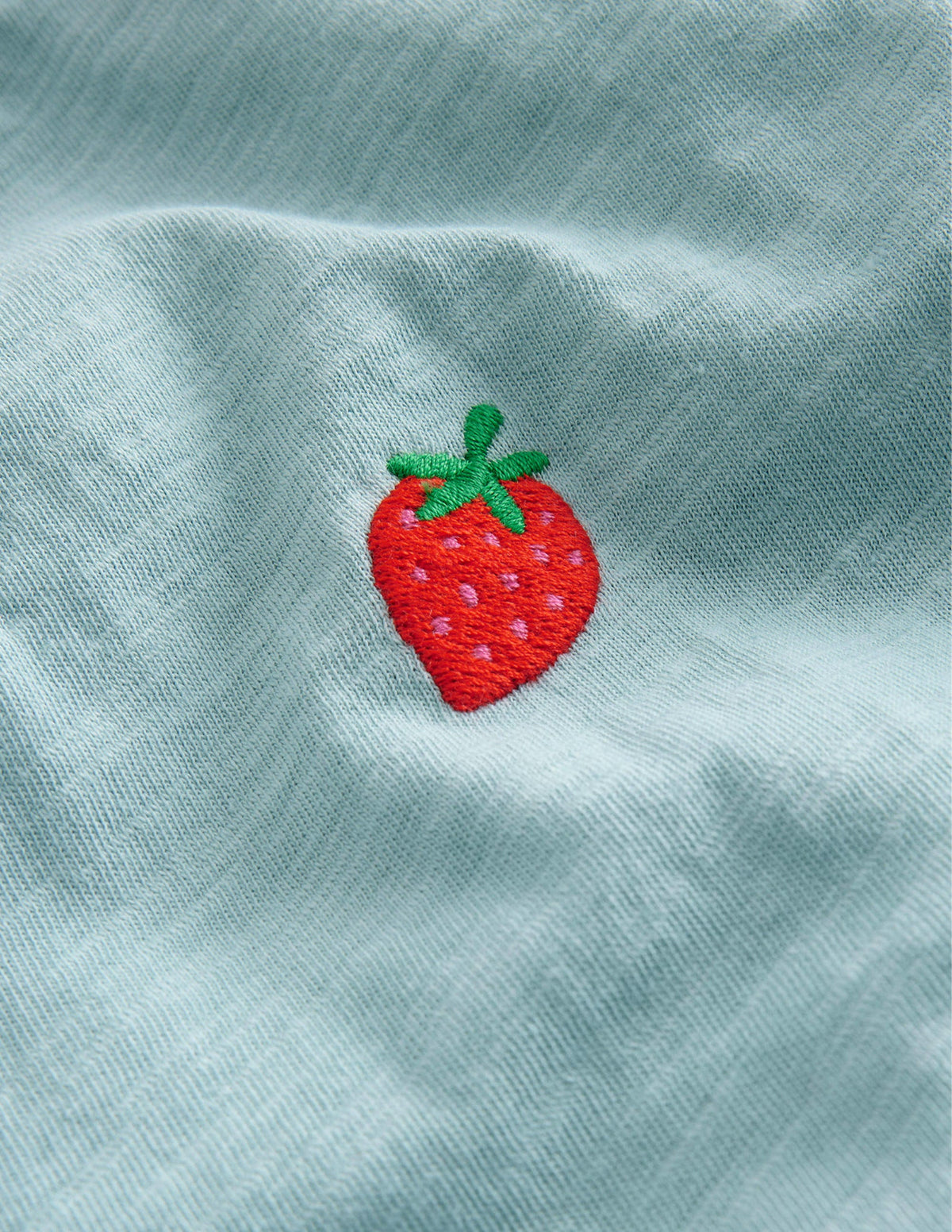 T-Shirt mit aufgesticktem Motiv-Turmalinblau-3