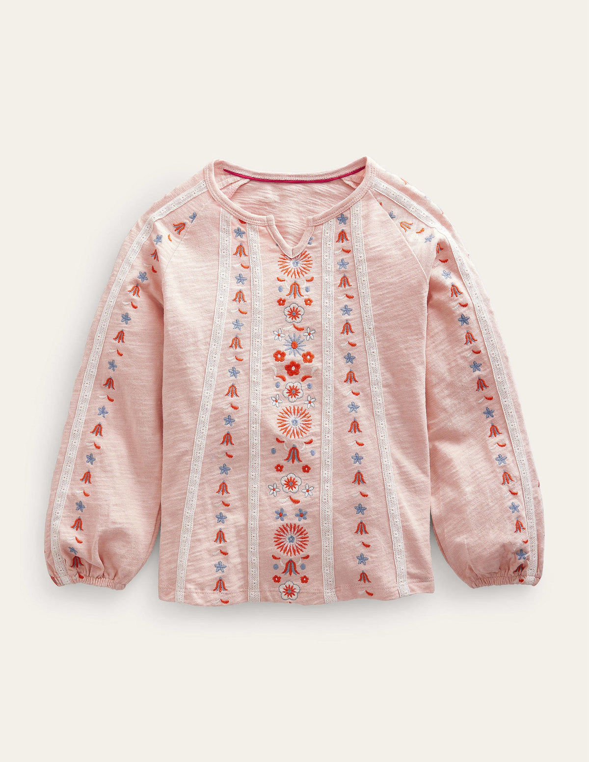 Besticktes Jerseyoberteil-Provence-Altrosa-1