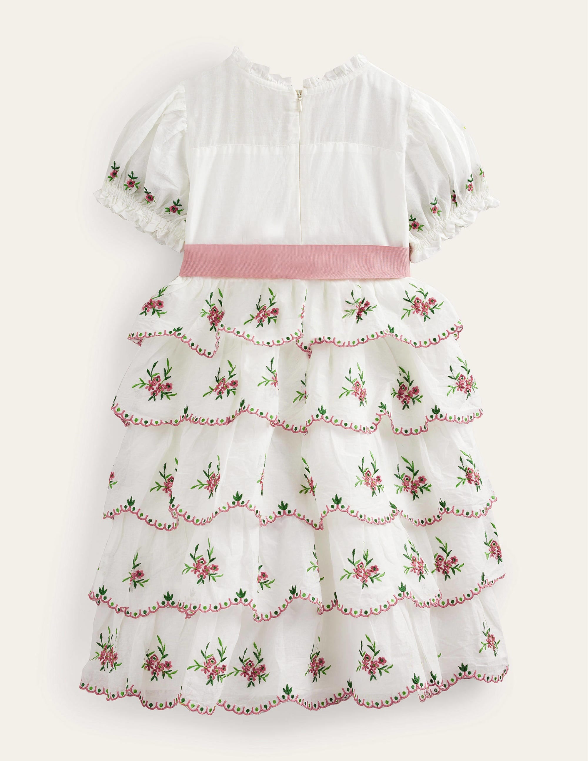 Besticktes Anlasskleid-Naturweiß - Image 2
