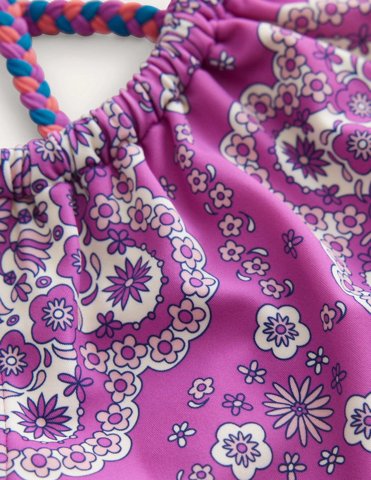 Loopback-Bikini-Strahlendes Orchideenviolett, Gänseblümchenmuster - Image 3