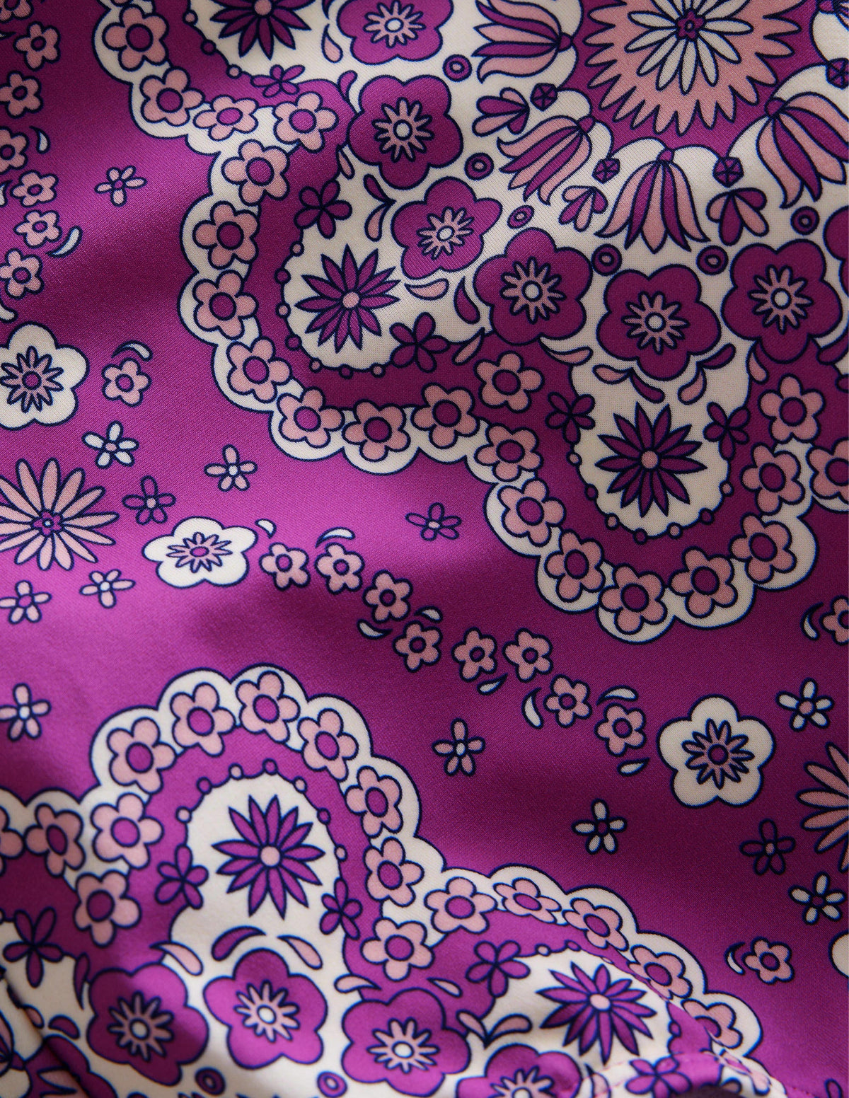Braided Loop Back Swimsuit-Radiant Orchid Dizzy Daisy - Image 3