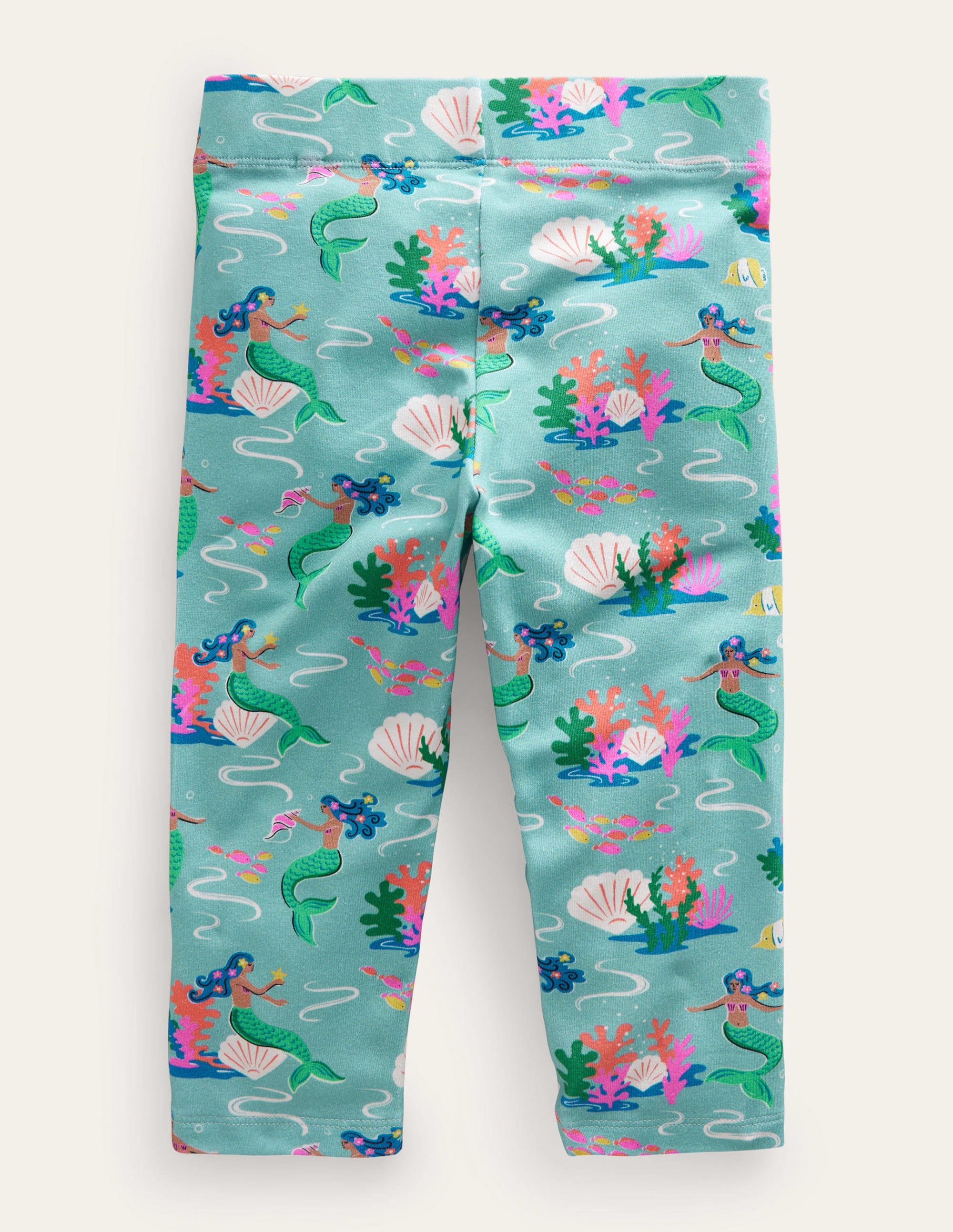 Legging court fun-Sirènes aigue-marine - Image 2