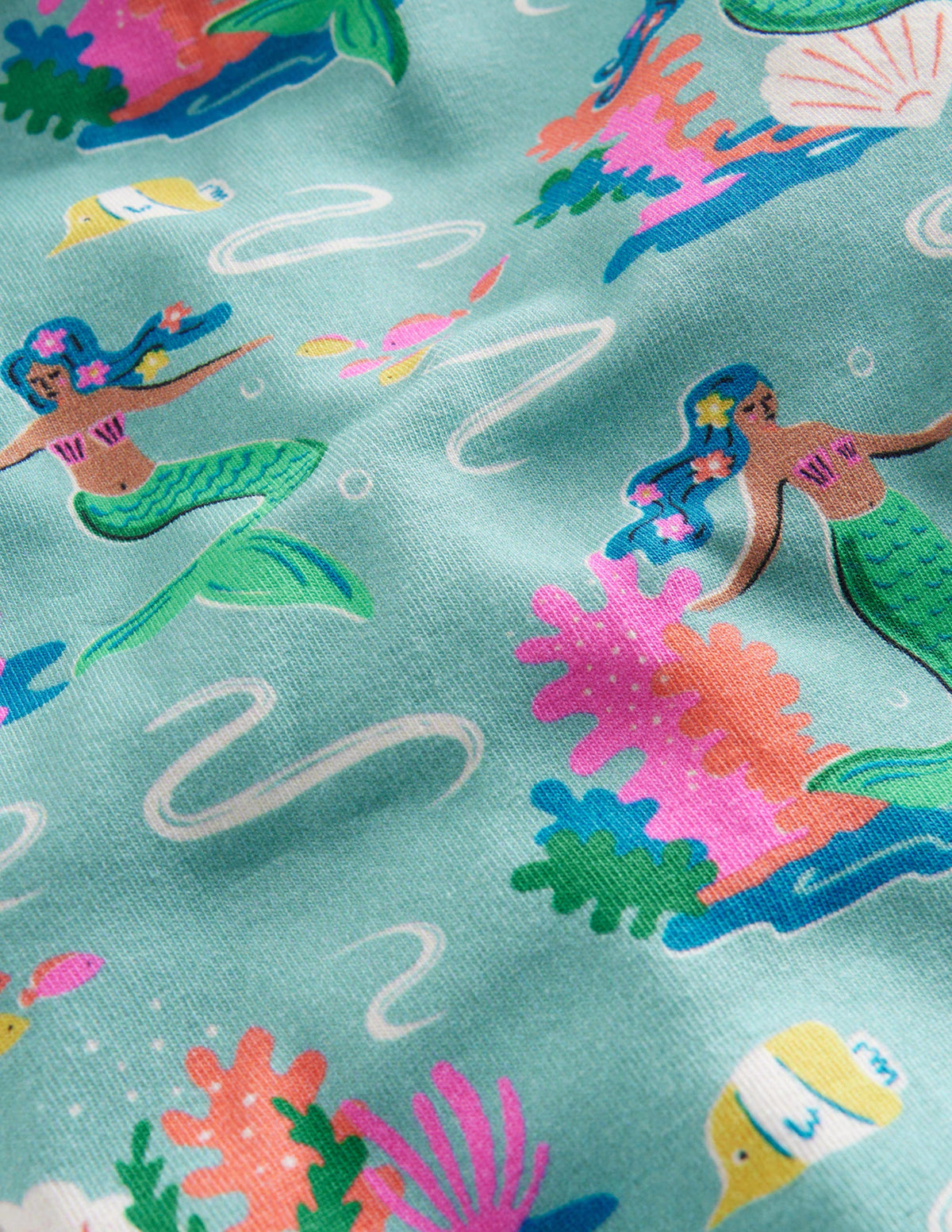 Legging court fun-Sirènes aigue-marine - Image 3