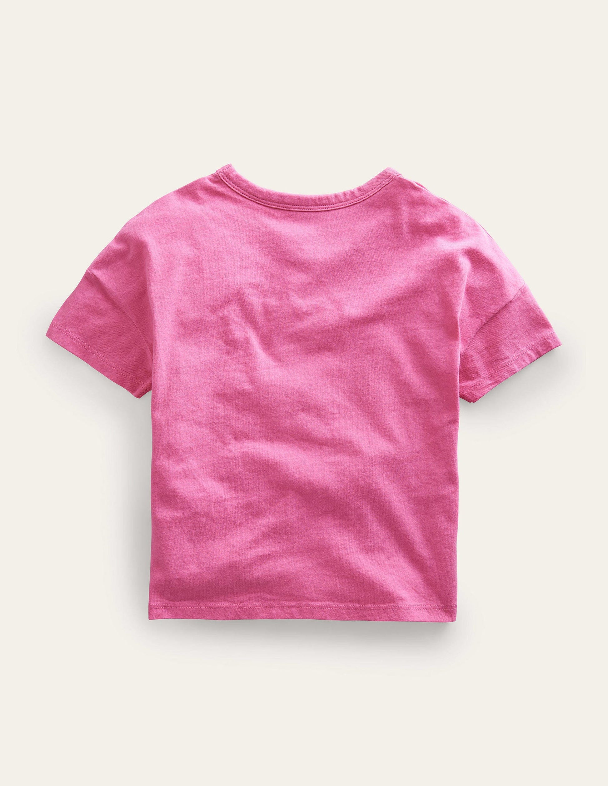 Flower-Power-T-Shirt aus Jersey-Helles Blütenrosa-2