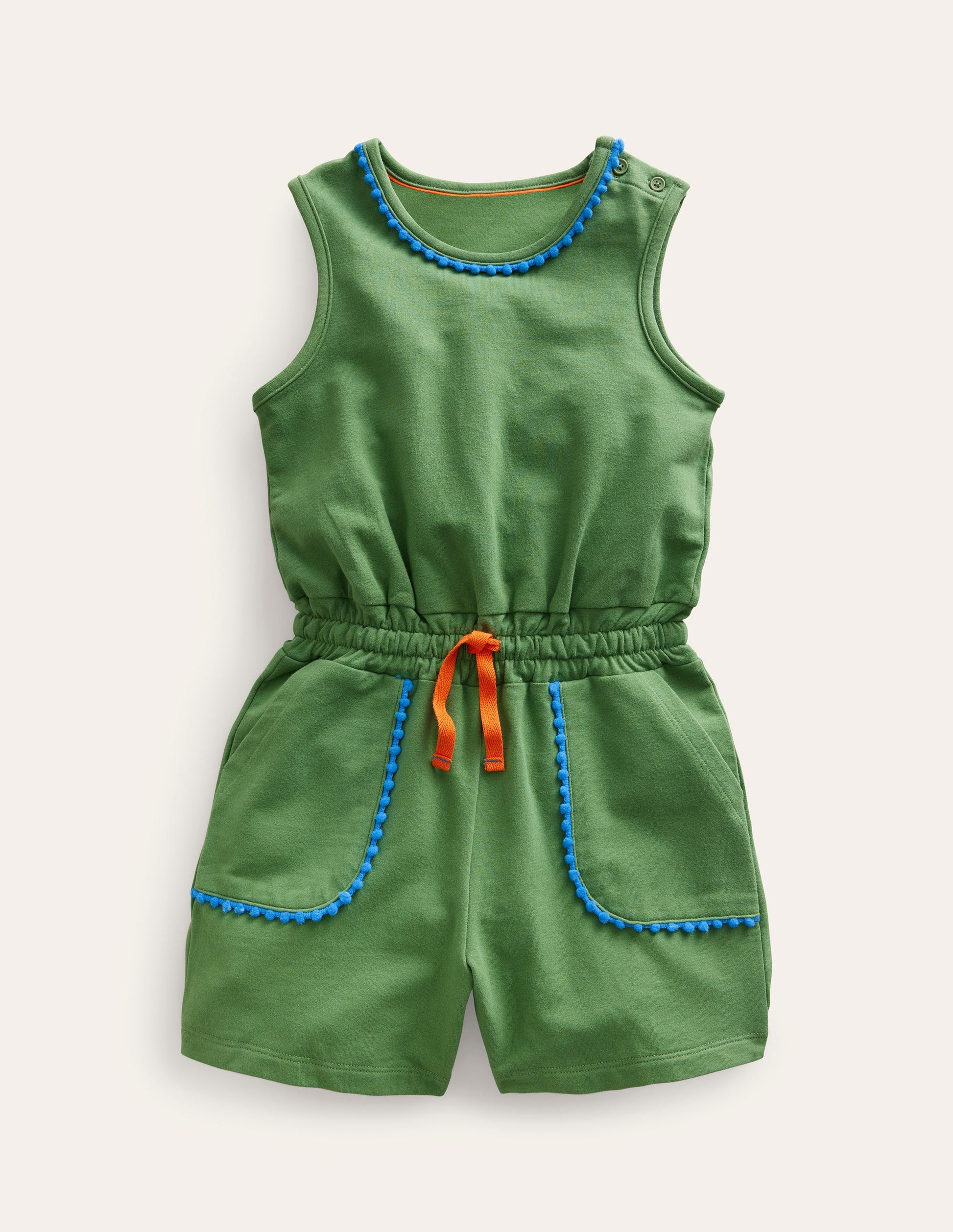 Lässiger Jersey-Einteiler-Safarigrün-1