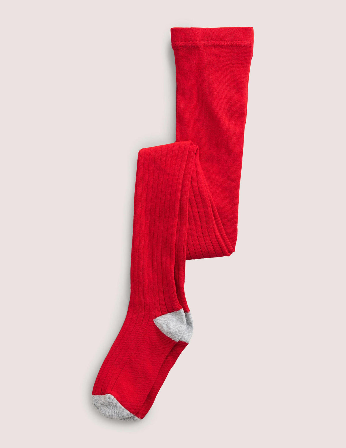 Collant côtelé-Rouge - Image 1