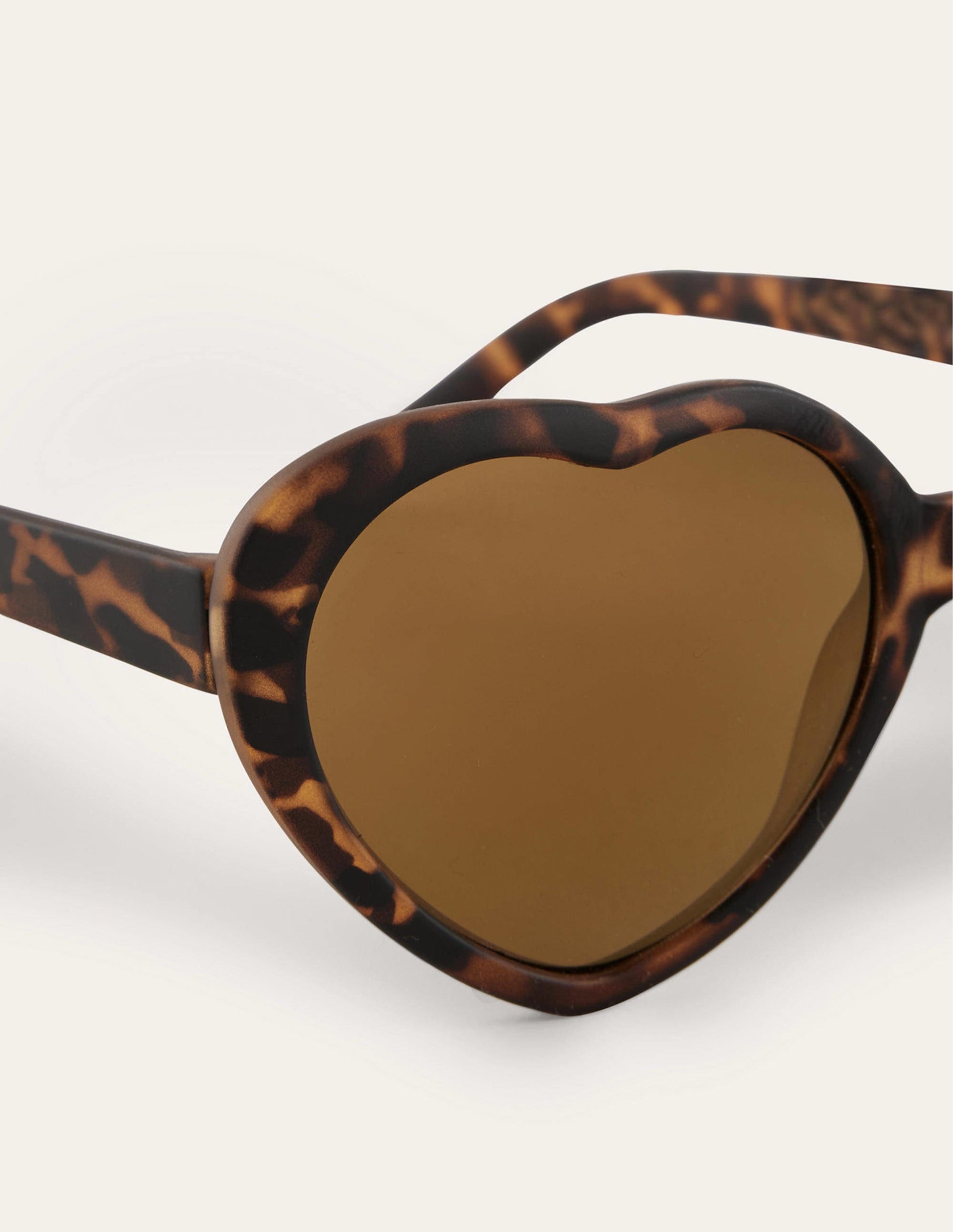 Sonnenbrille (Mädchen)-Braun/Schildpattmuster, Herzform-2