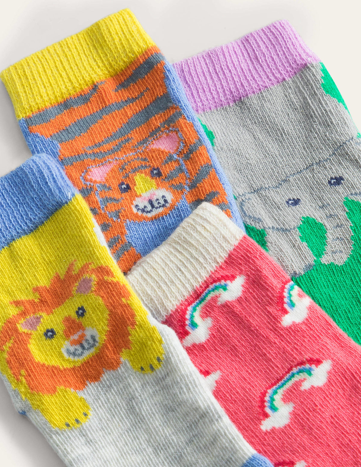 Socken im 7er-Pack-Bunt, Dschungeltiere - Image 2