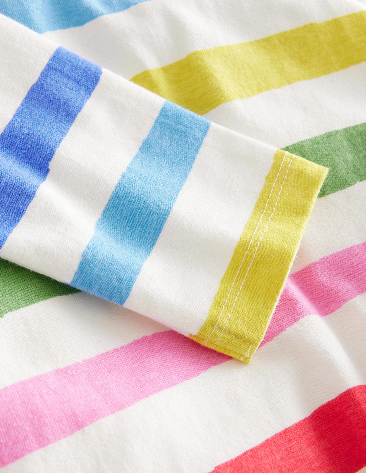 Lustiges Bretonshirt-Gemalter Regenbogen Streifen - Image 3