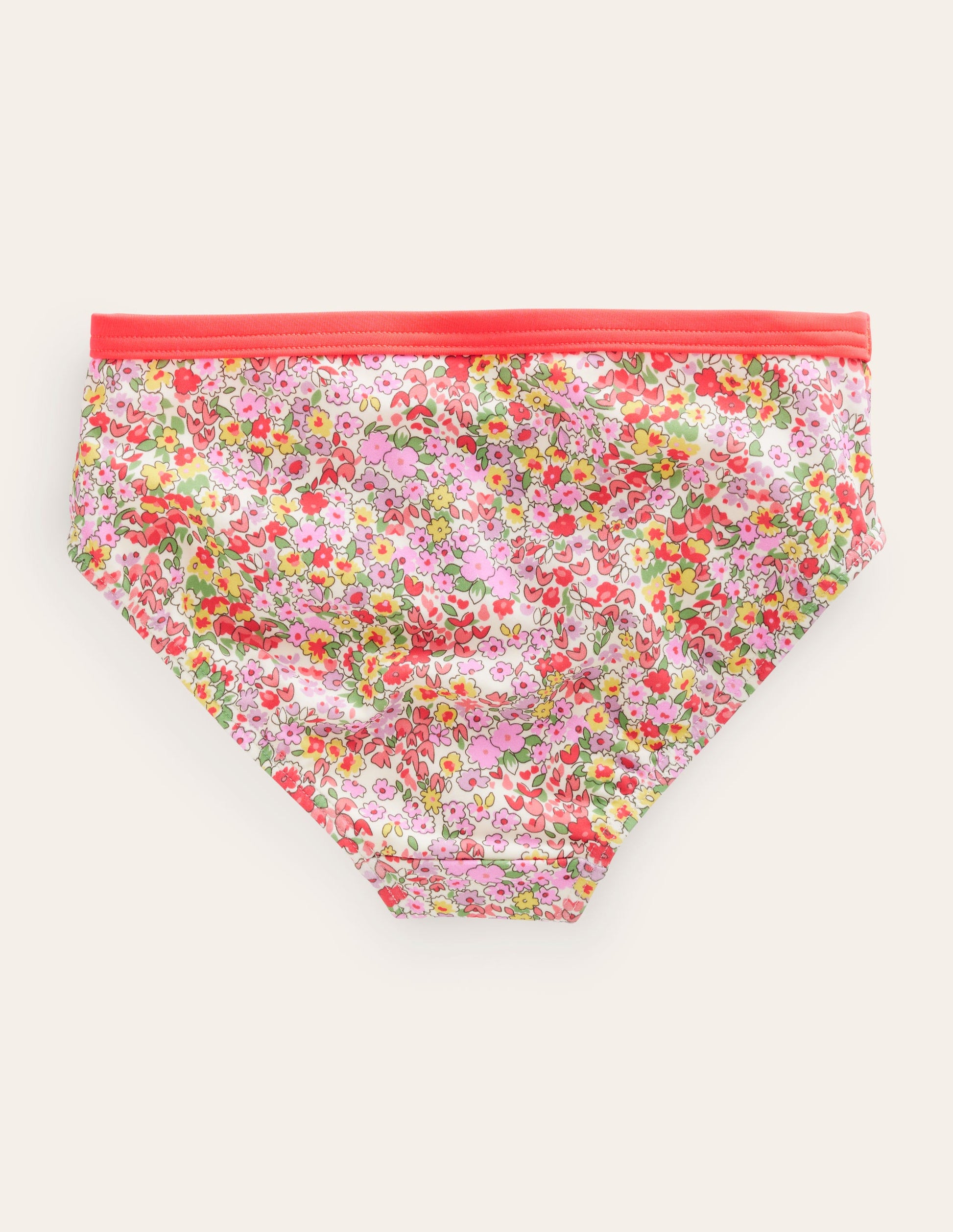 Gemusterte Bikinihose-Frühlingsblumen-2
