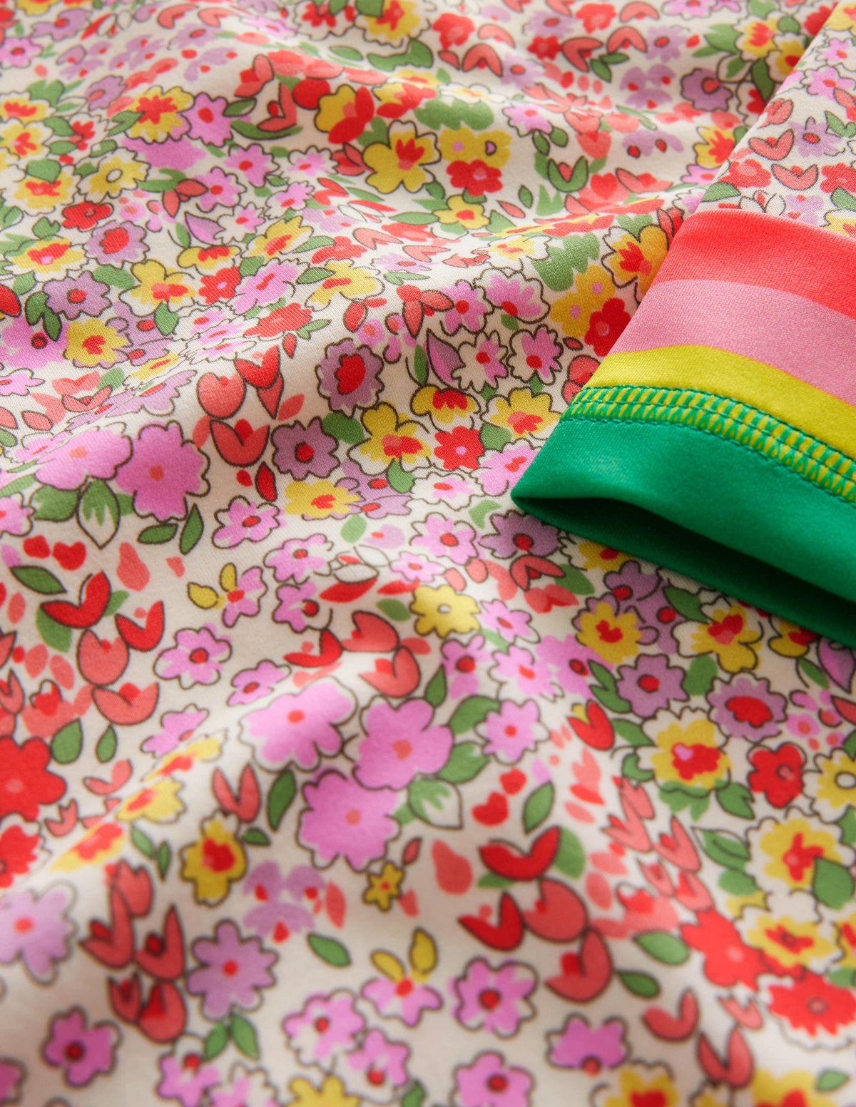 Haut de plage à motif-Motif floral Spring Time - Image 3