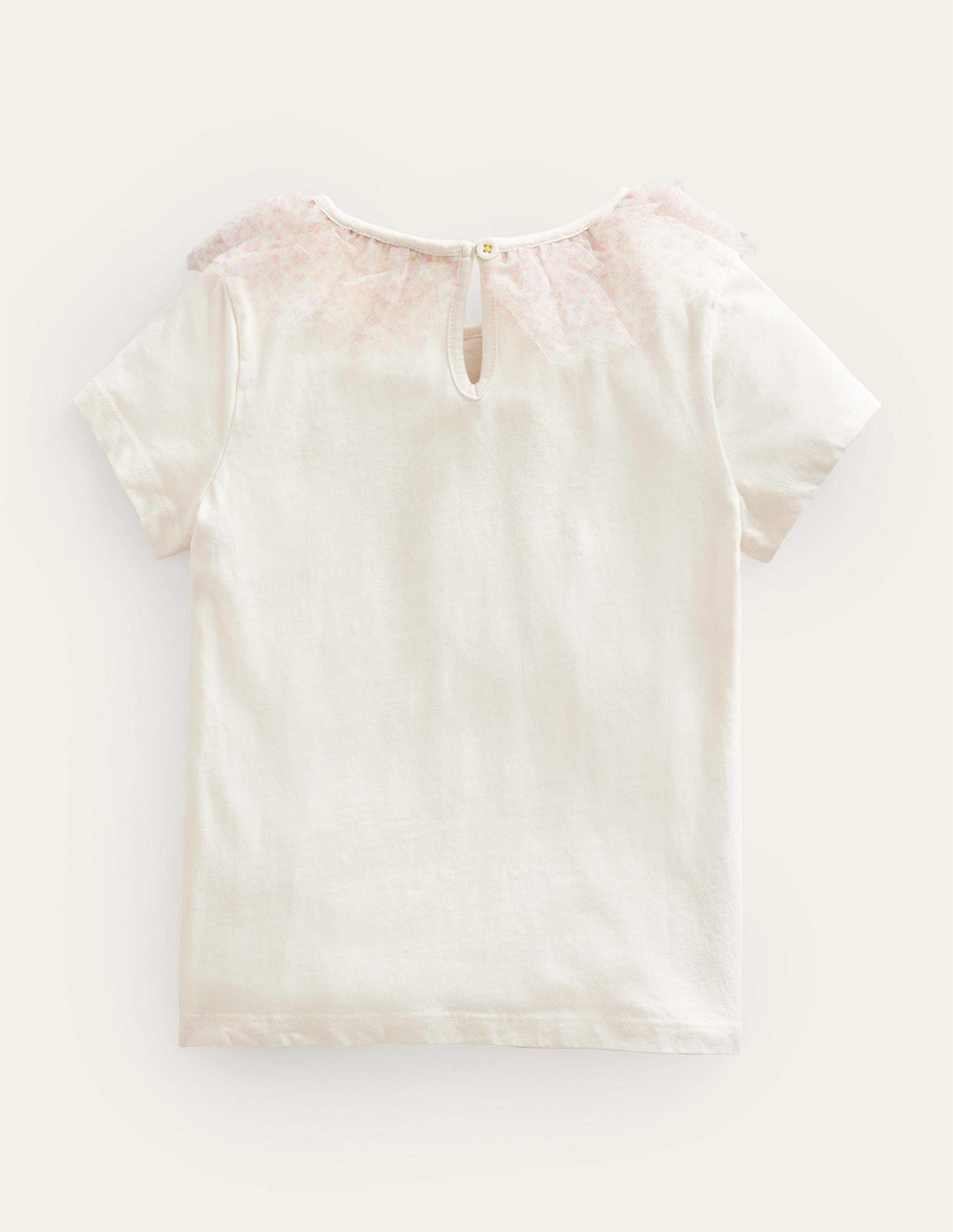 Jerseyoberteil mit Tüll-Vanille-2