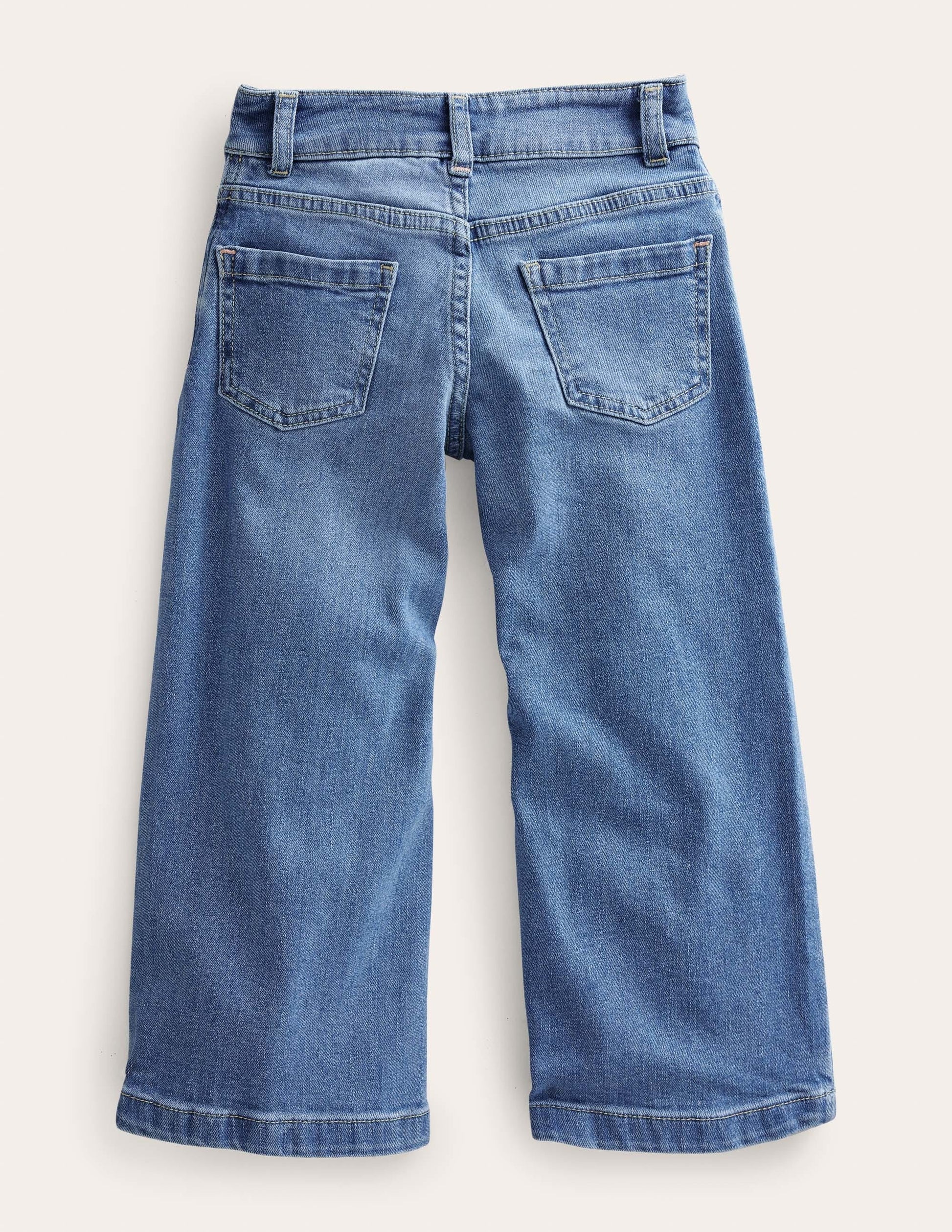 Jean droit évasé-Denim clair-2
