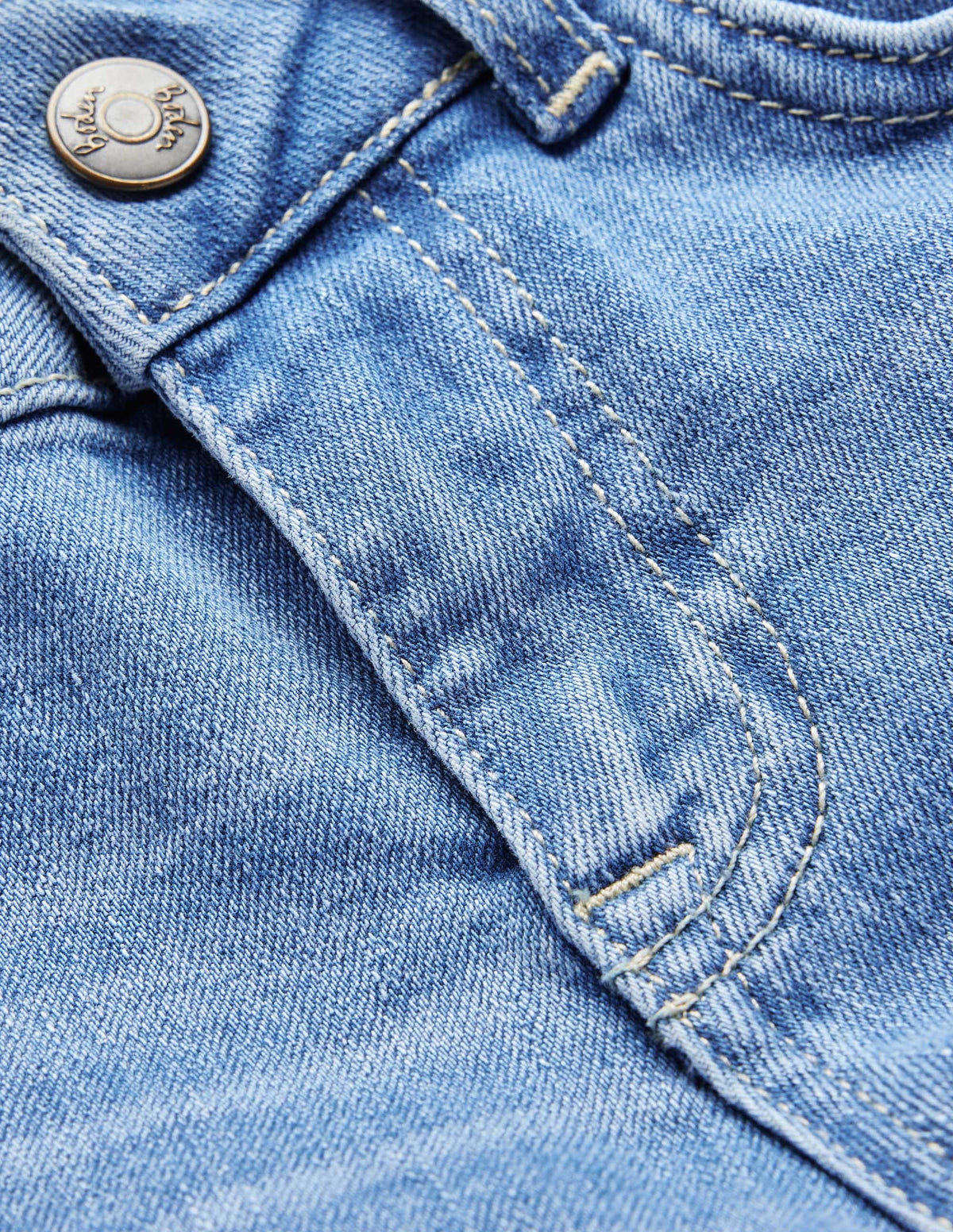 Jean droit évasé-Denim clair - Image 3