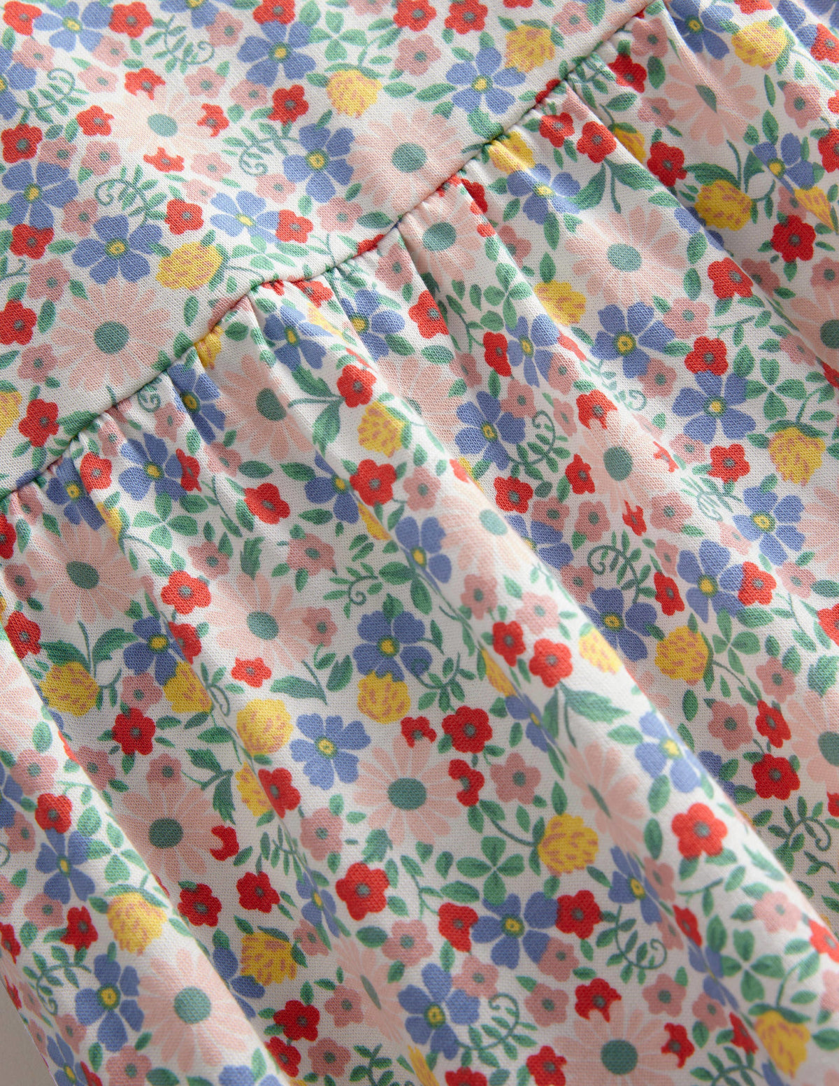 Robe à manches bouffantes-Motif floral rose - Image 3
