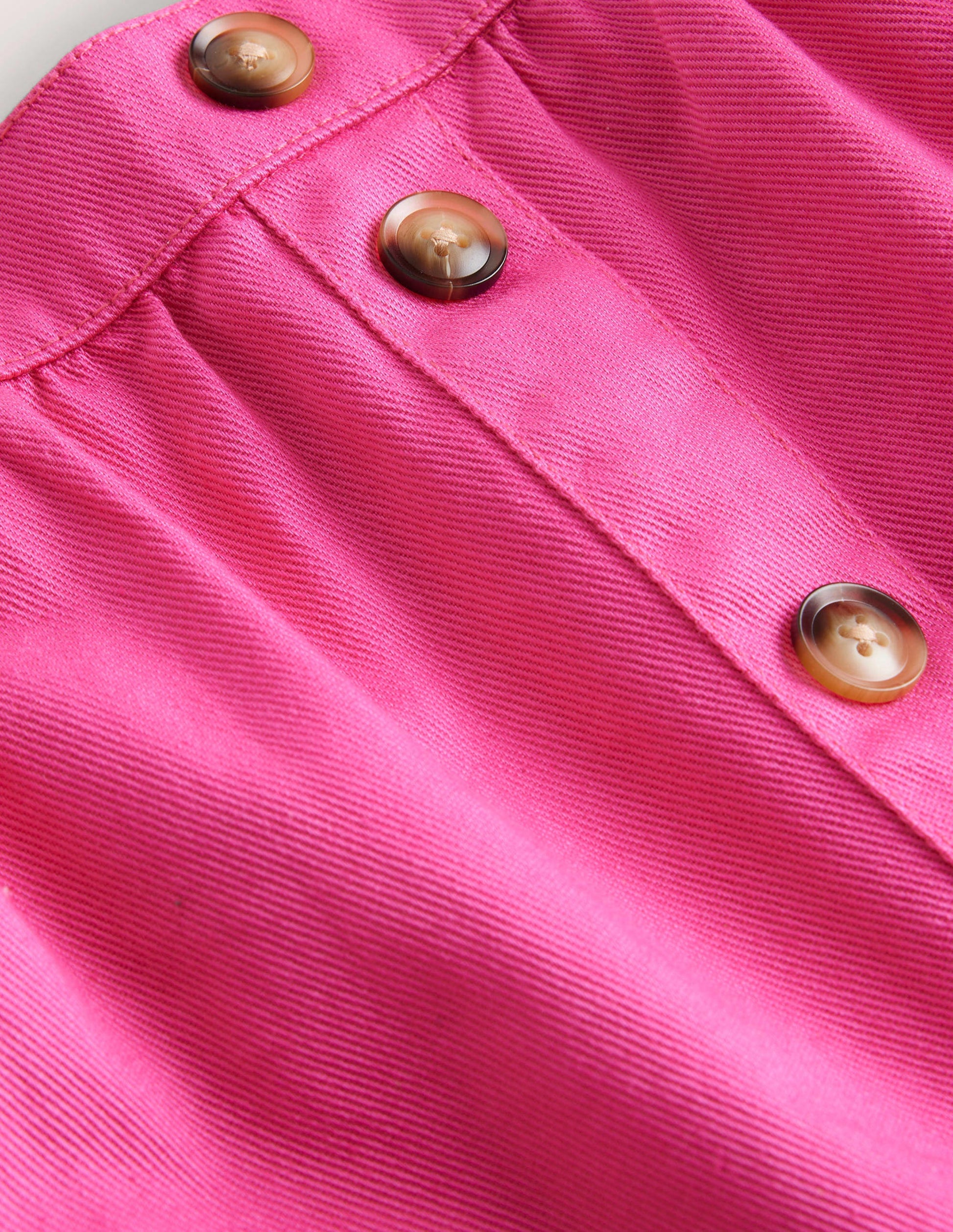 Jeansrock mit Knopfleiste-Rosarot-3