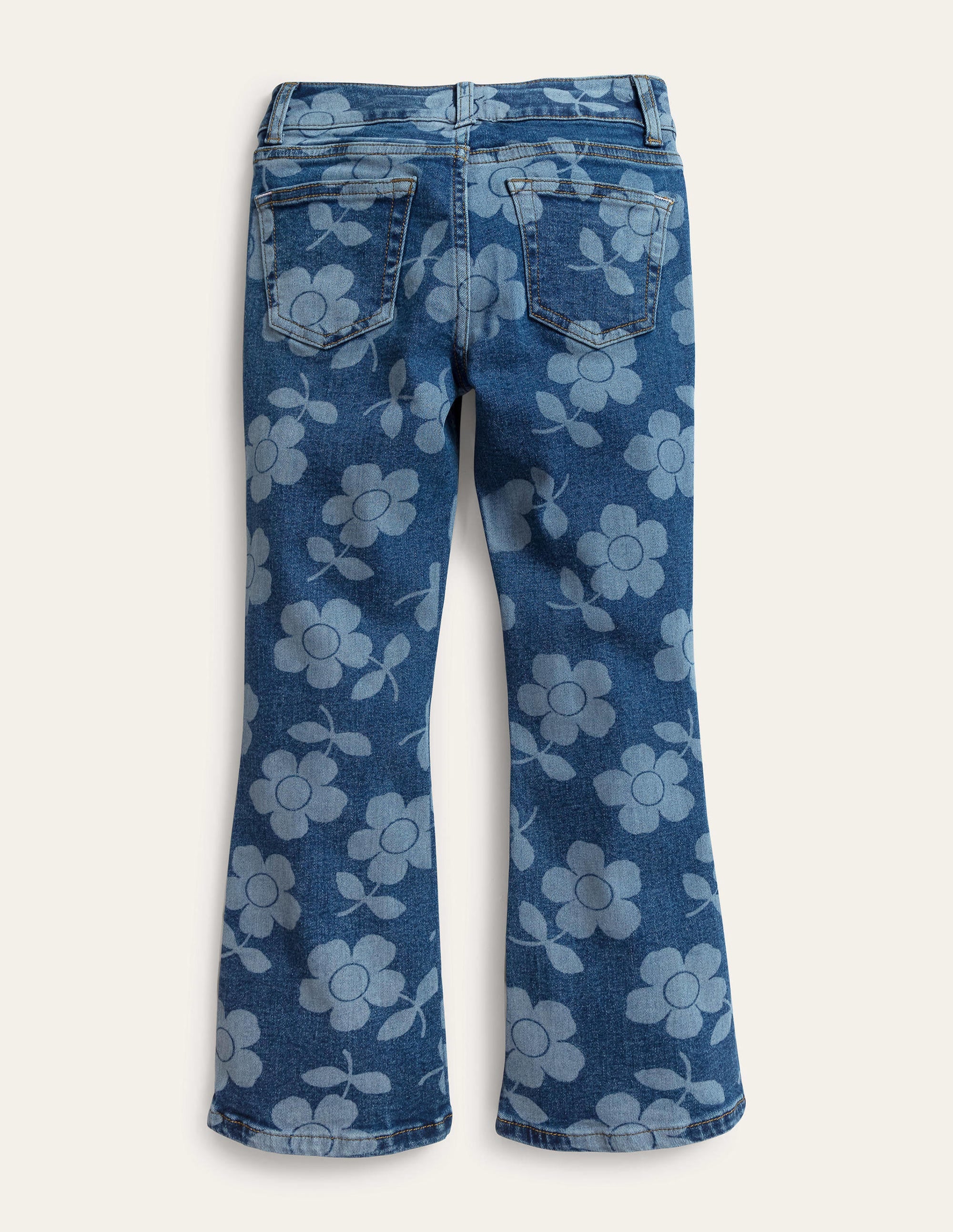 Jean évasé-Fleur denim - Image 2