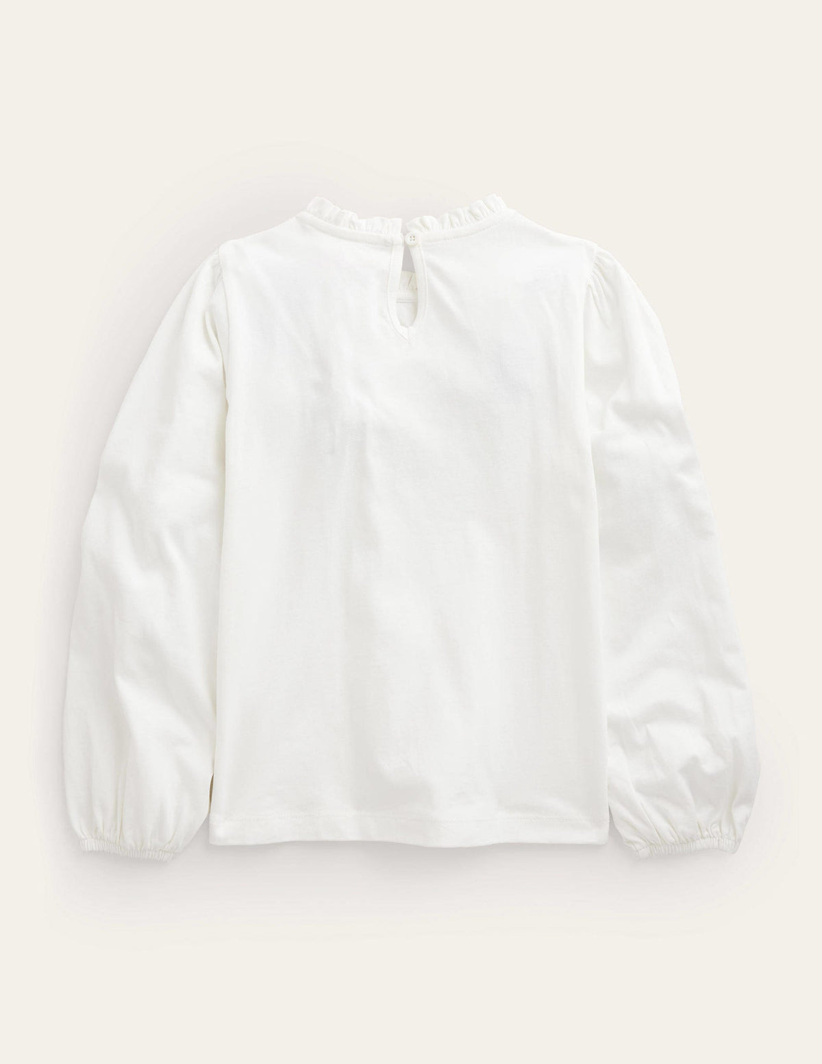 Jerseyoberteil mit Spitzenmix-Naturweiß-2
