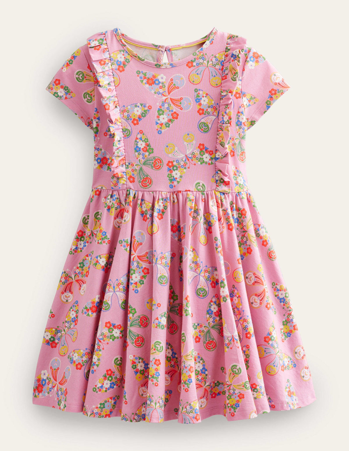 Frilly Twirly Dress-Formica Pink Butterflies - Image 1
