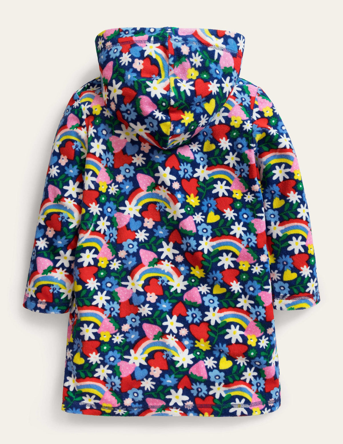 Robe de plage imprimée en éponge-Motif Rainbow Ditsy multi - Image 2