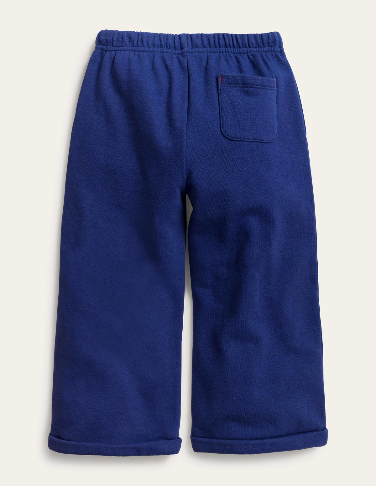 Bestickte Hose mit weitem Bein-Segelblau-2