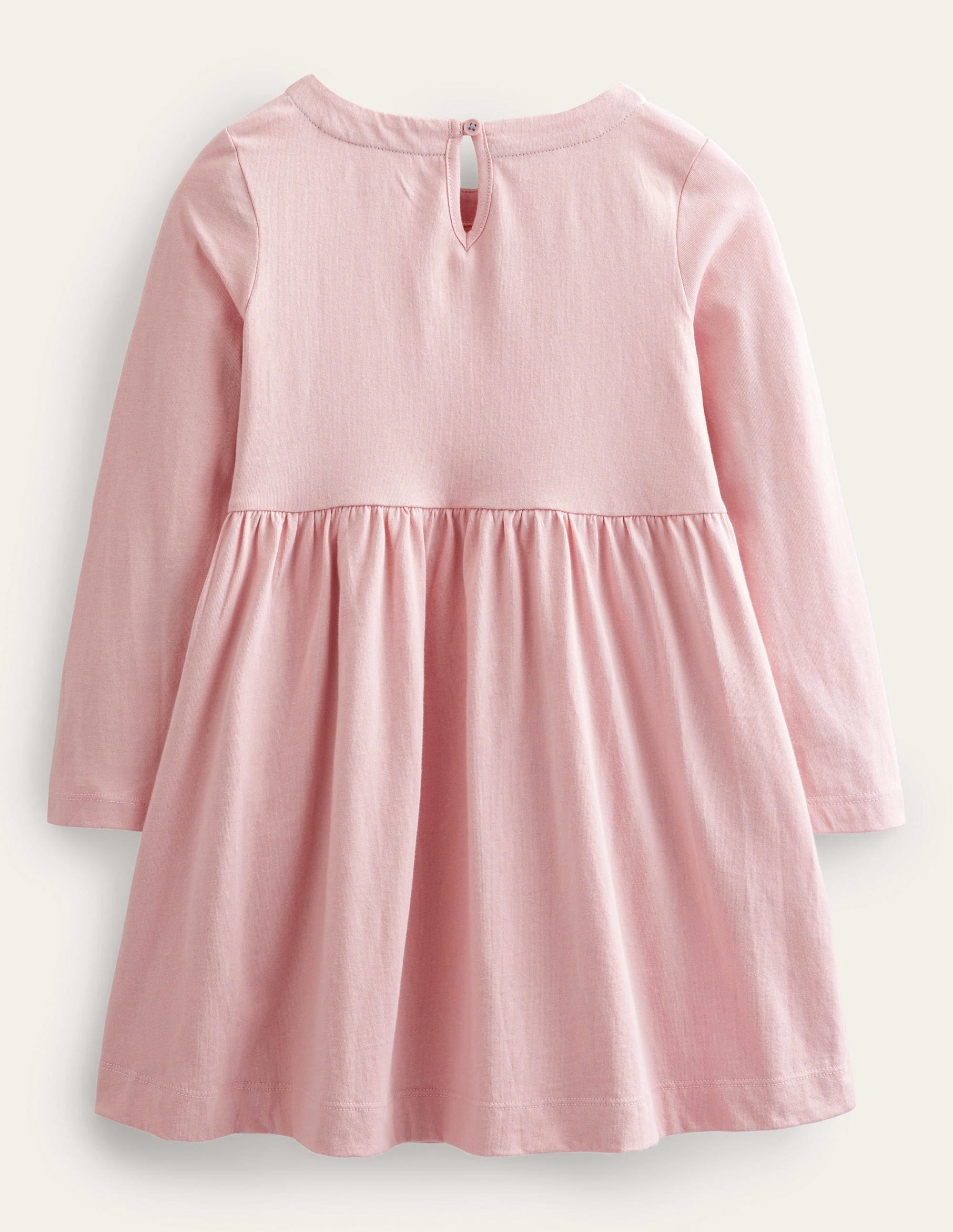 Jerseykleid mit Flatterdetail-Delfinrosa, Schmetterling - Image 2