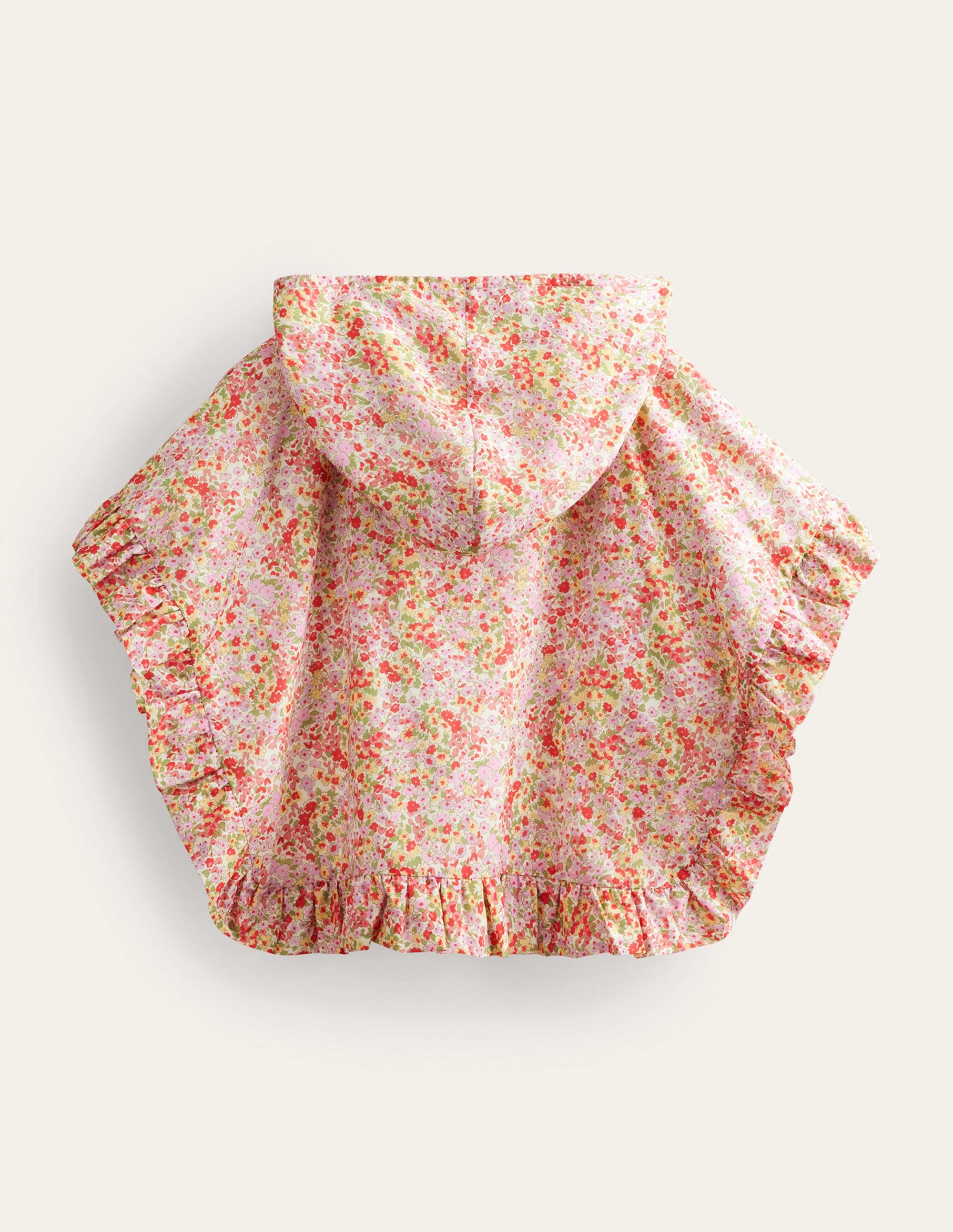 Poncho-Hoodie aus Frottee-Frühlingsblumen - Image 2