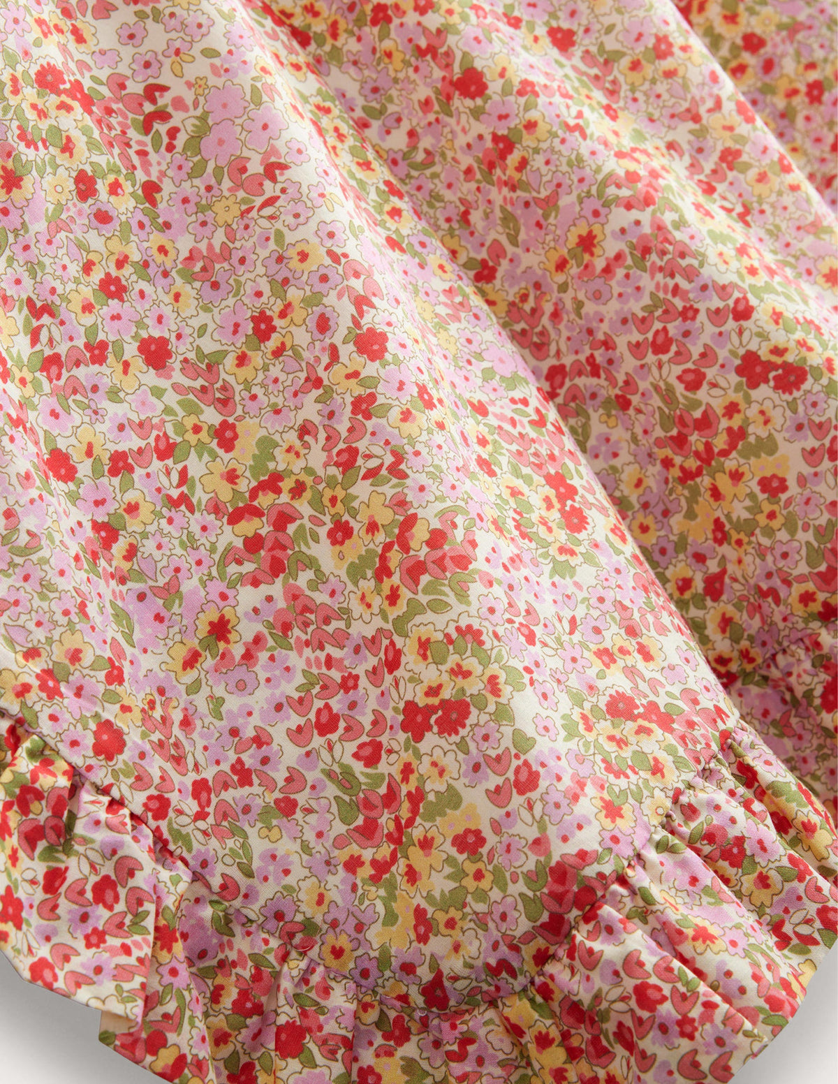Poncho-Hoodie aus Frottee-Frühlingsblumen-3