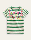 T-shirt aérien-Vert highlands/gousse de vanille