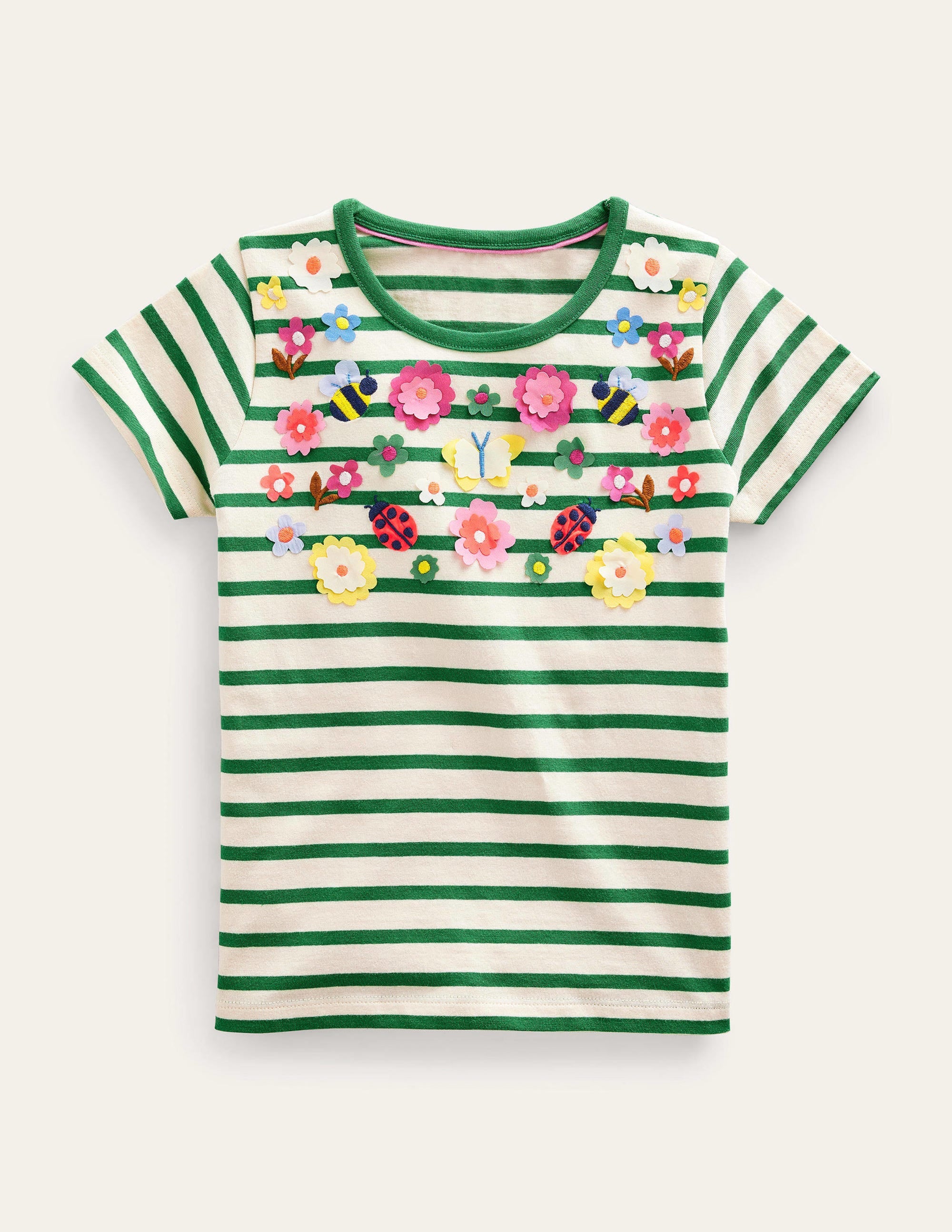 T-shirt aérien-Vert highlands/gousse de vanille - Image 1