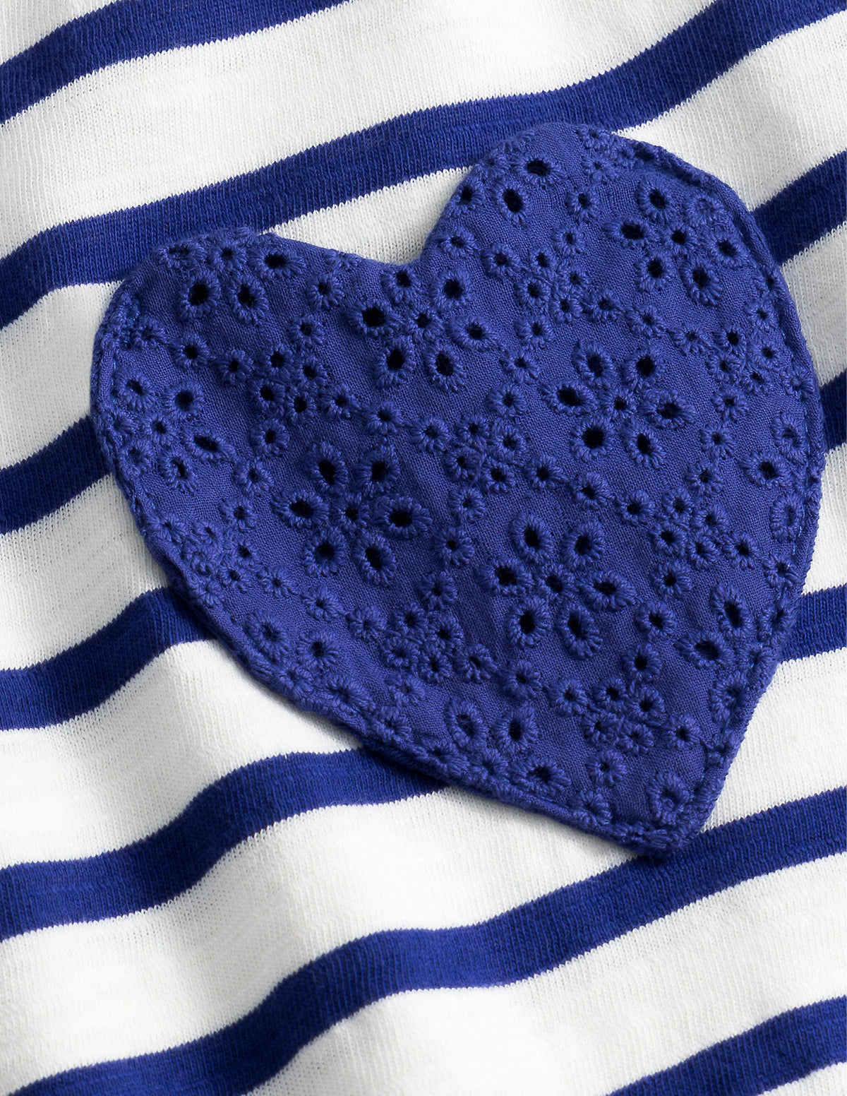Broderie Pocket T-shirt-Starboard Blue/Ivory-3