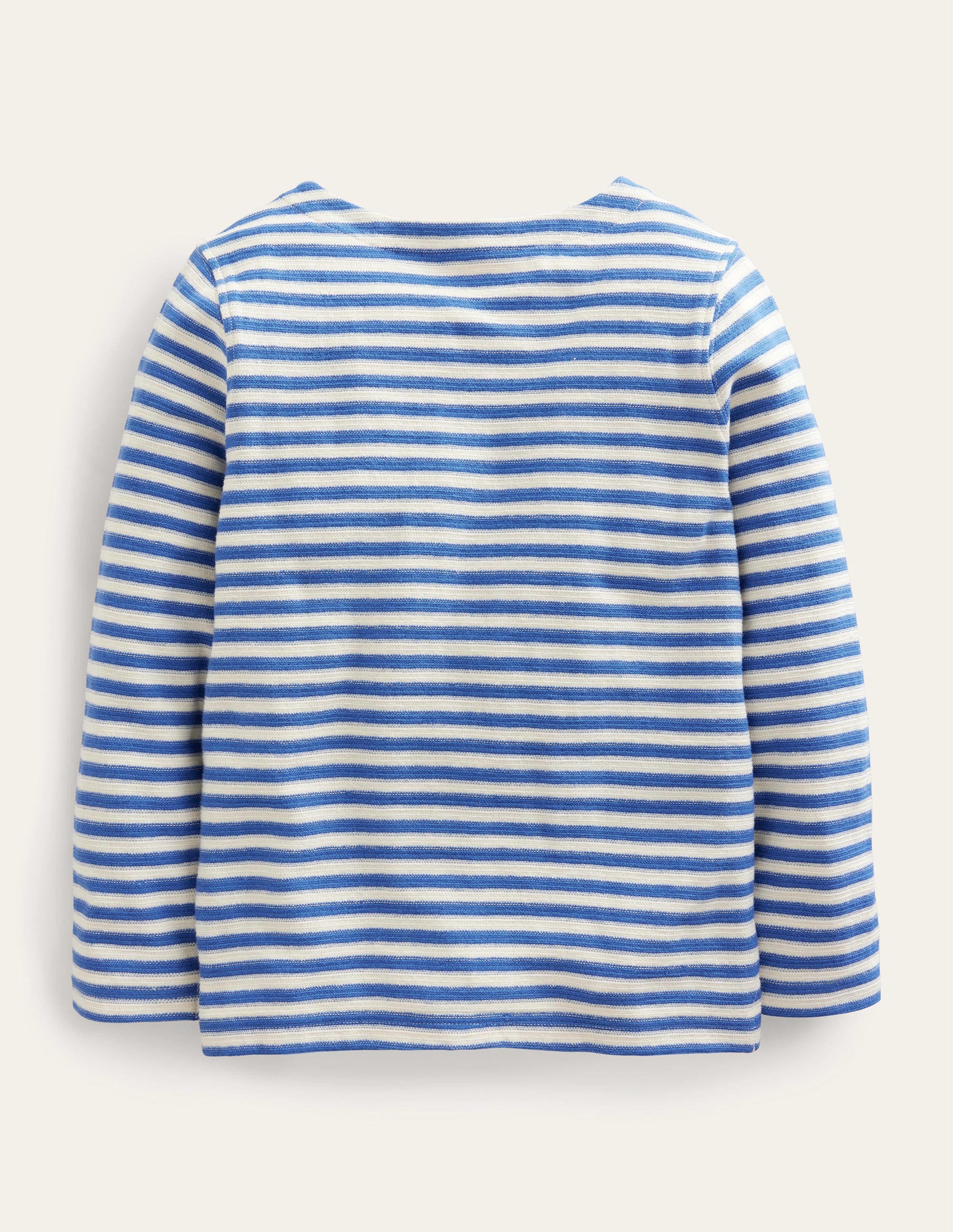 Marinière texturée-Bleu de Delft/blanc - Image 2
