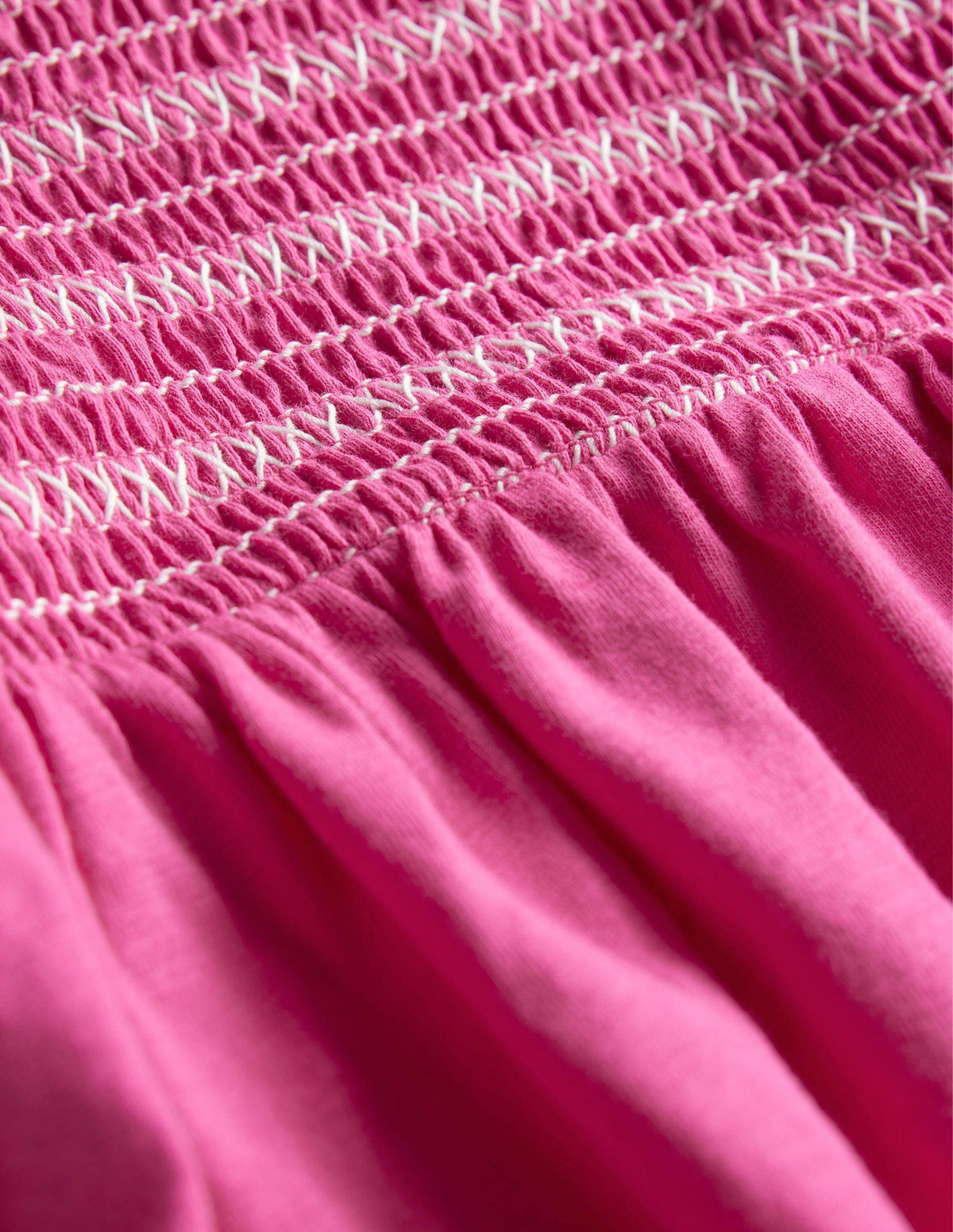 Urlaubskleid mit Raffungen-Rosarot - Image 3