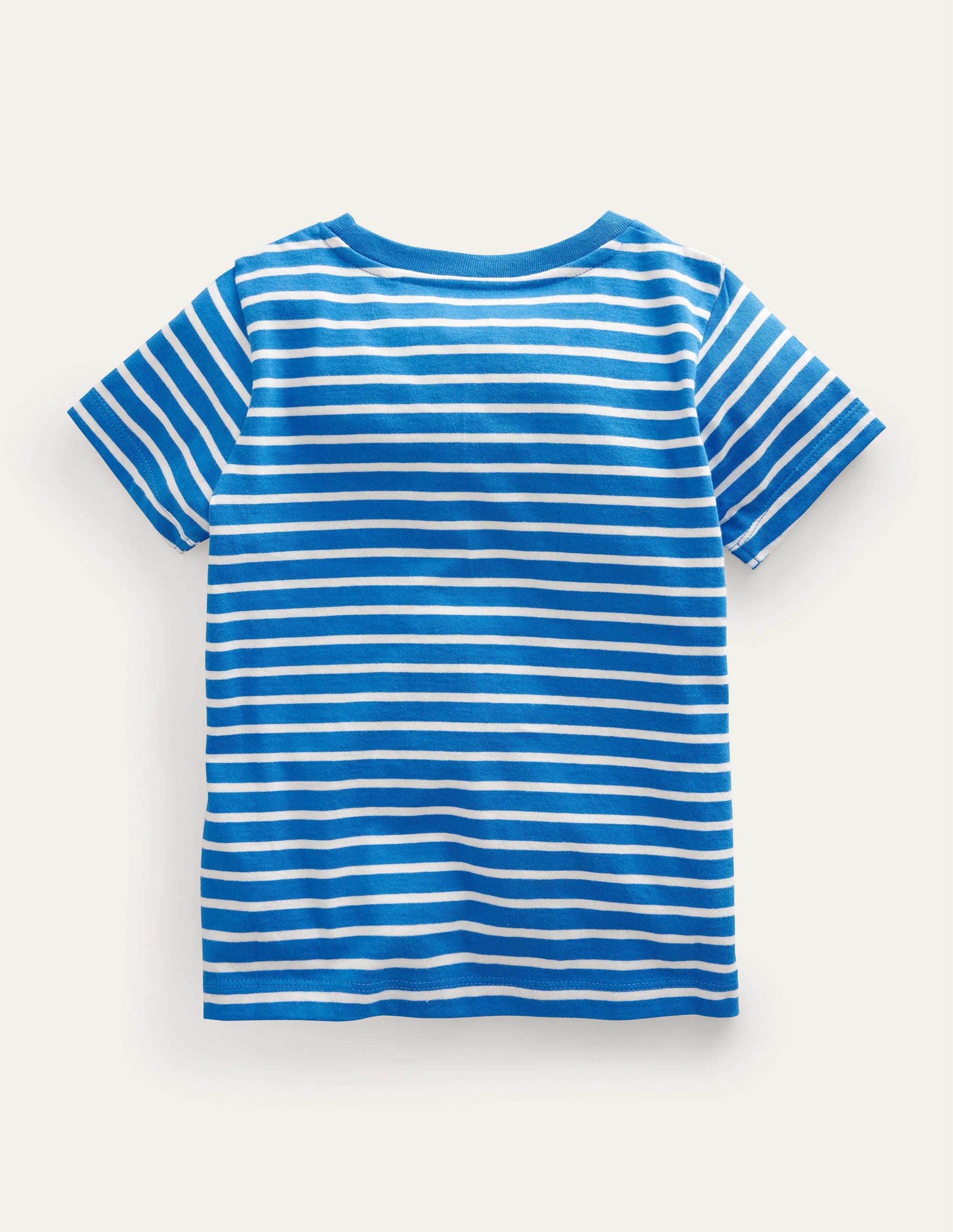 Flutter T-Shirt-Bright Marina/Ivory - Image 2