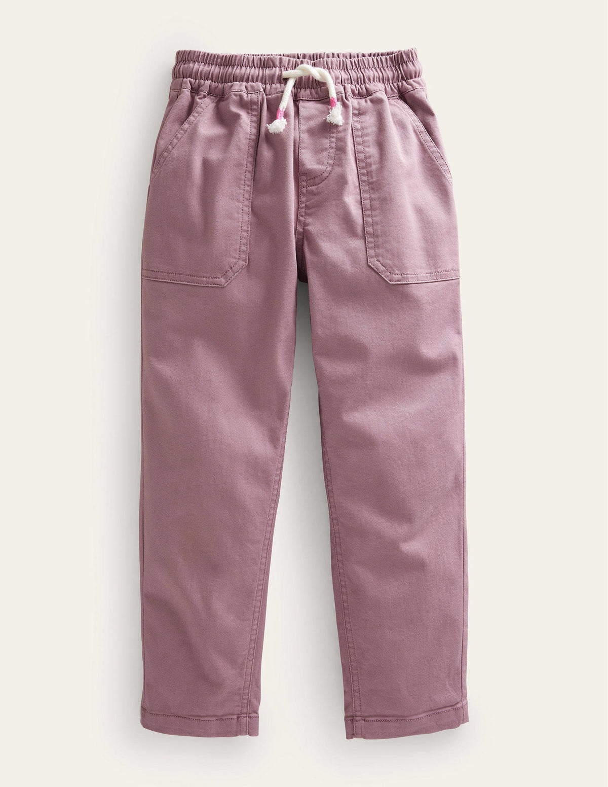 Pantalon à enfiler en sergé-Voile d'orchidée - Image 1